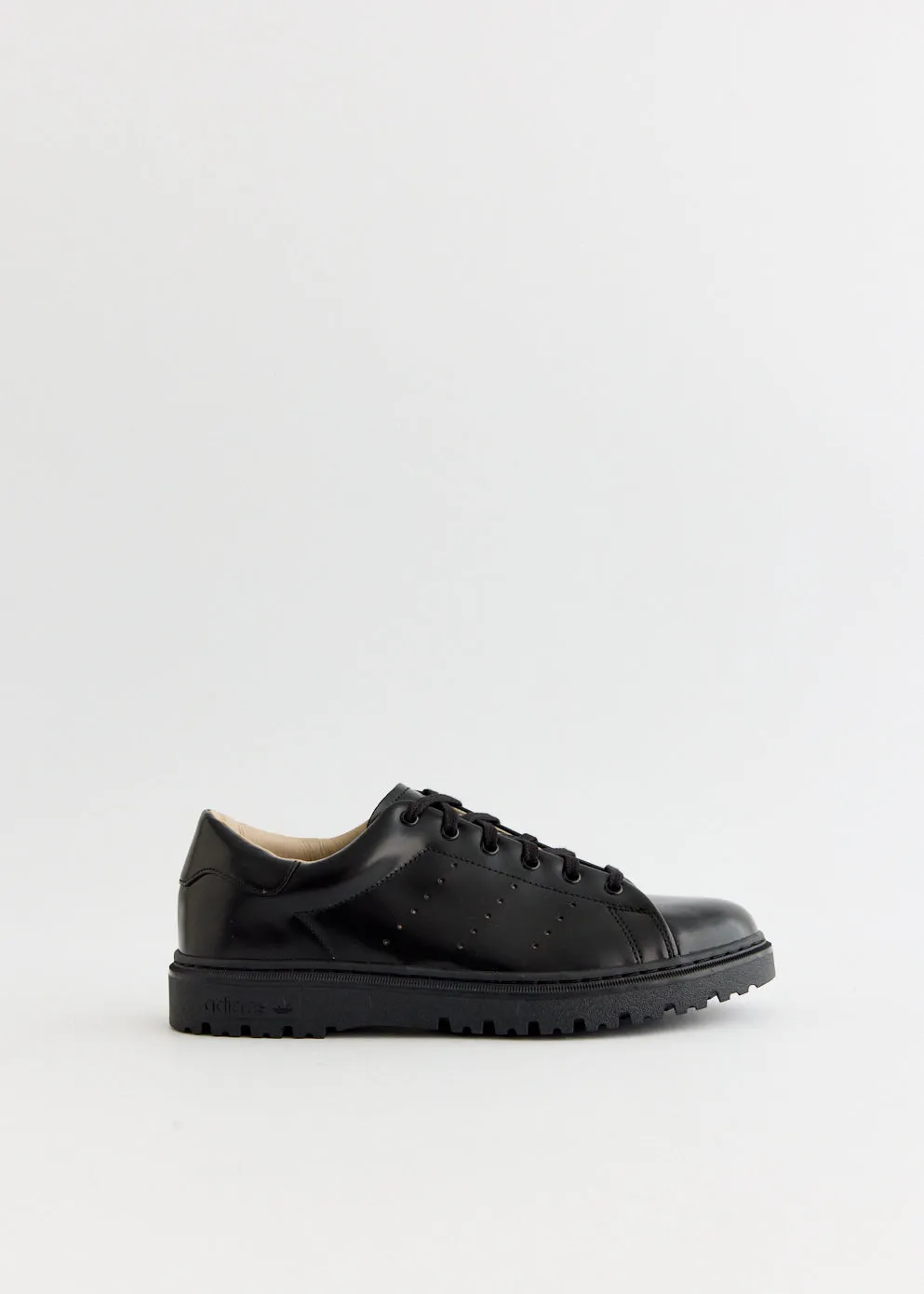 Smooth Finish Stan Smith Freizeit 'Black' Shoes