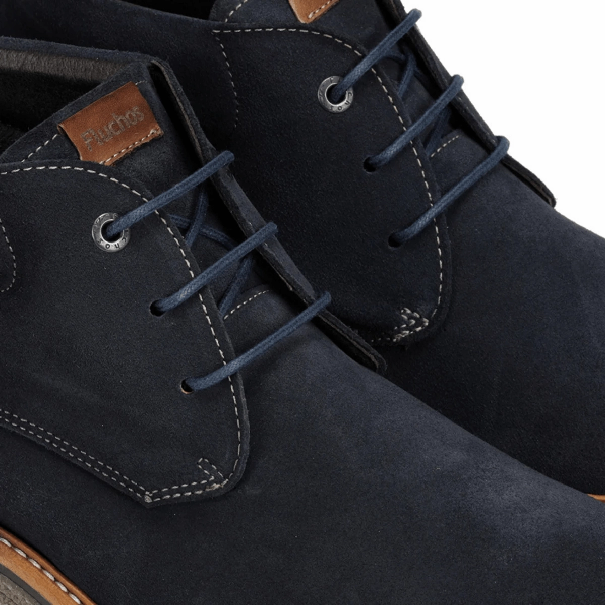 Fluchos Men's Kasper F1816 Navy Blue Cushioned Step Winter Walker Comfortable ankle