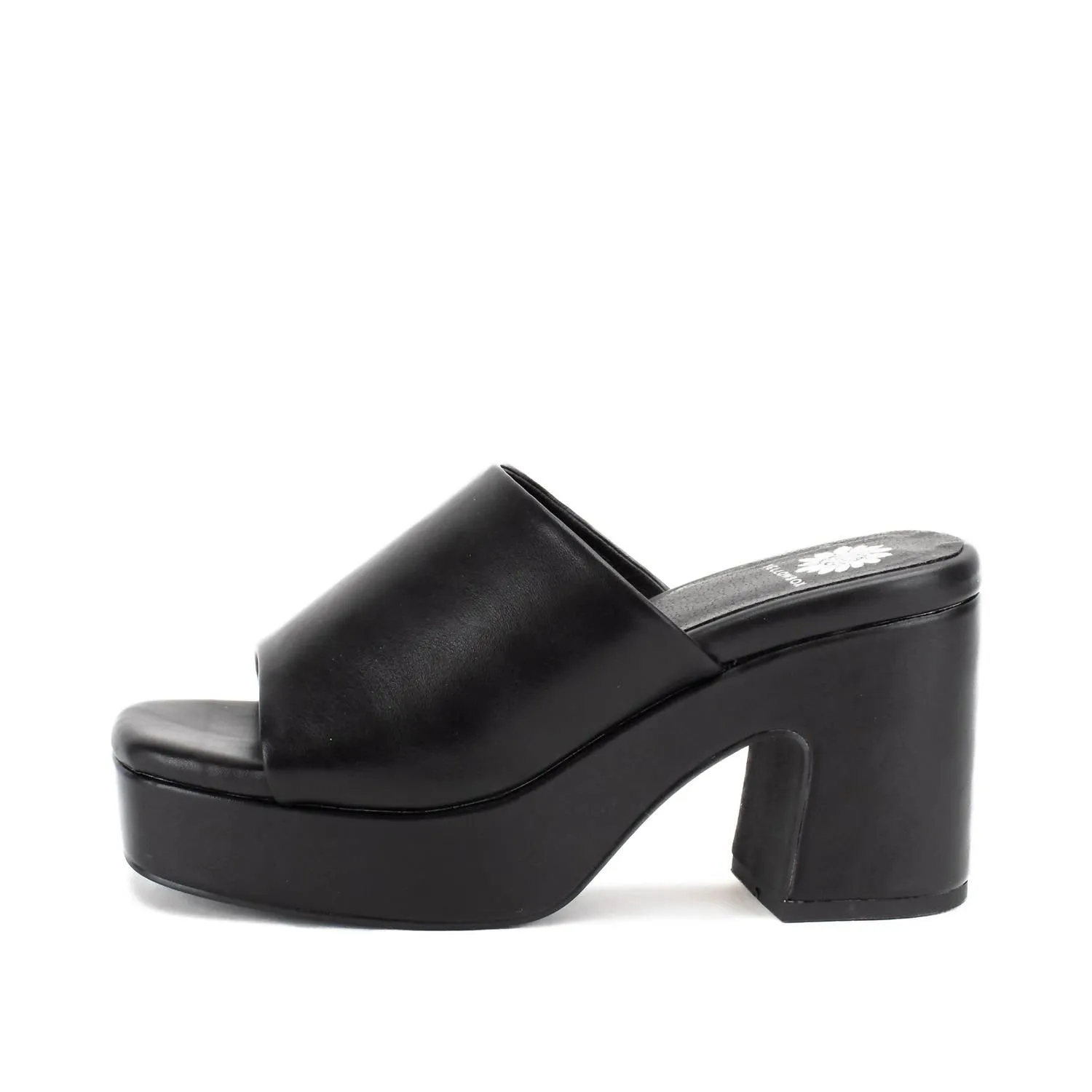 Ovelle Platform Heel In Black Soft Pad