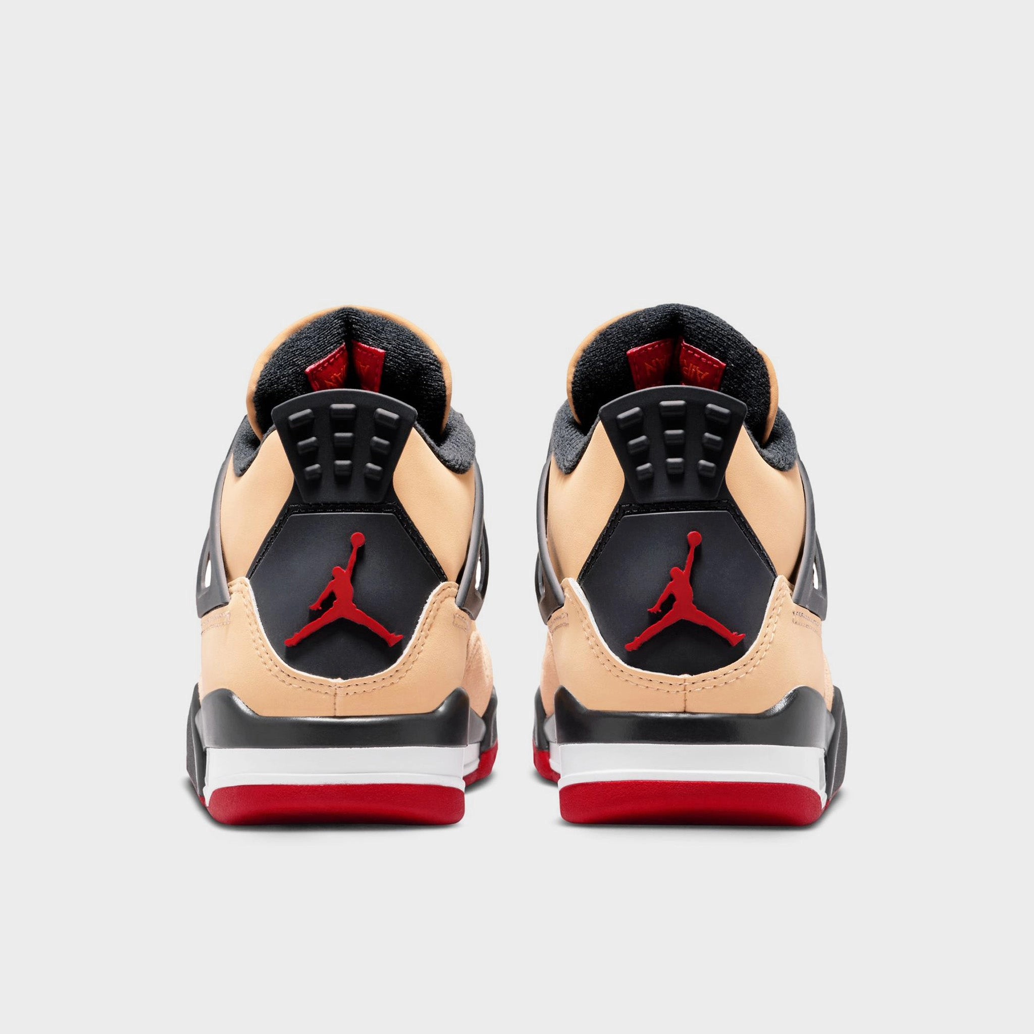 Rubber Sole Jordan 4 Retro GS Fire Red / Starfish - Sesame