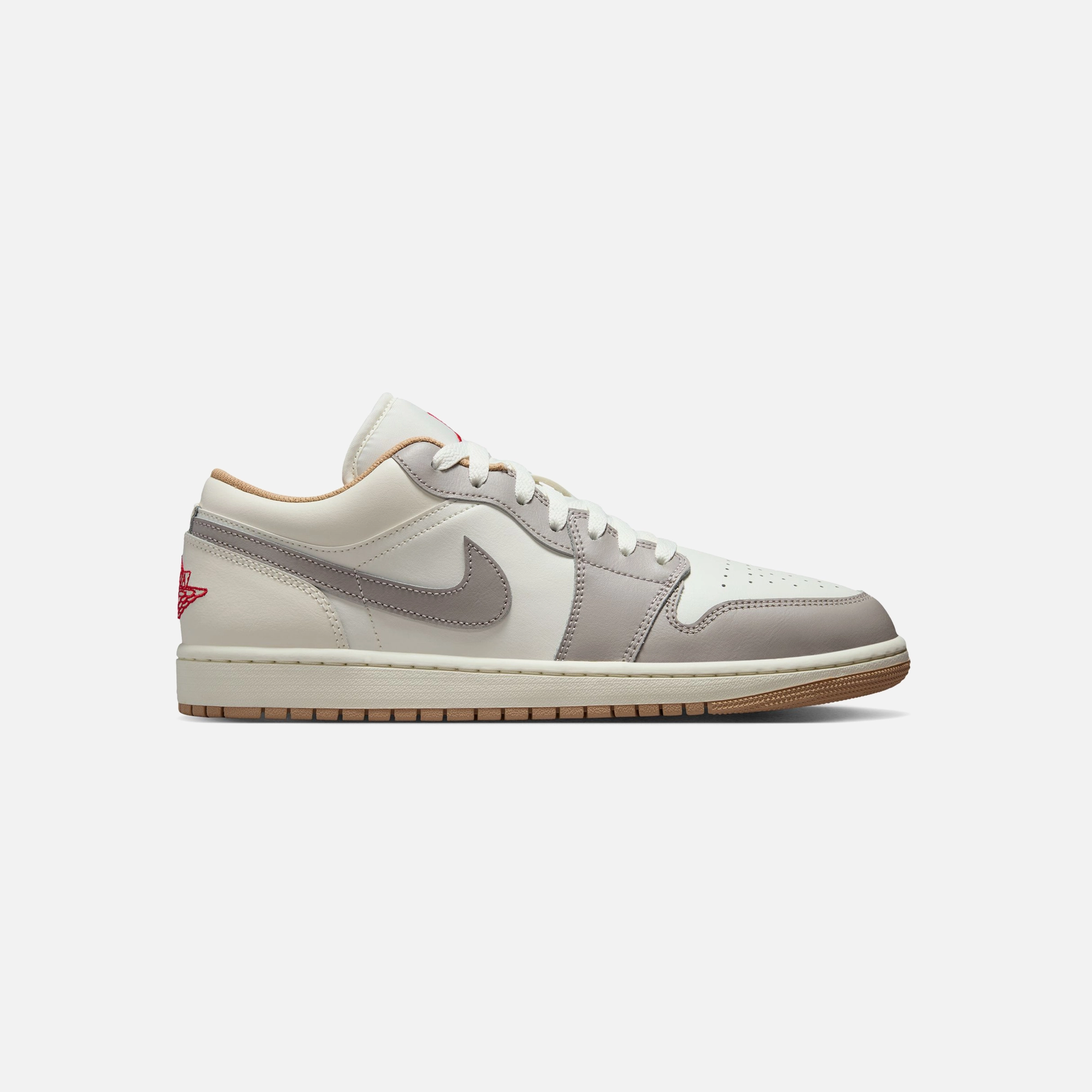 Agile Comfort Classic Lines Nike Air Jordan 1 Low Sail/Fire Red College Grey Hemp