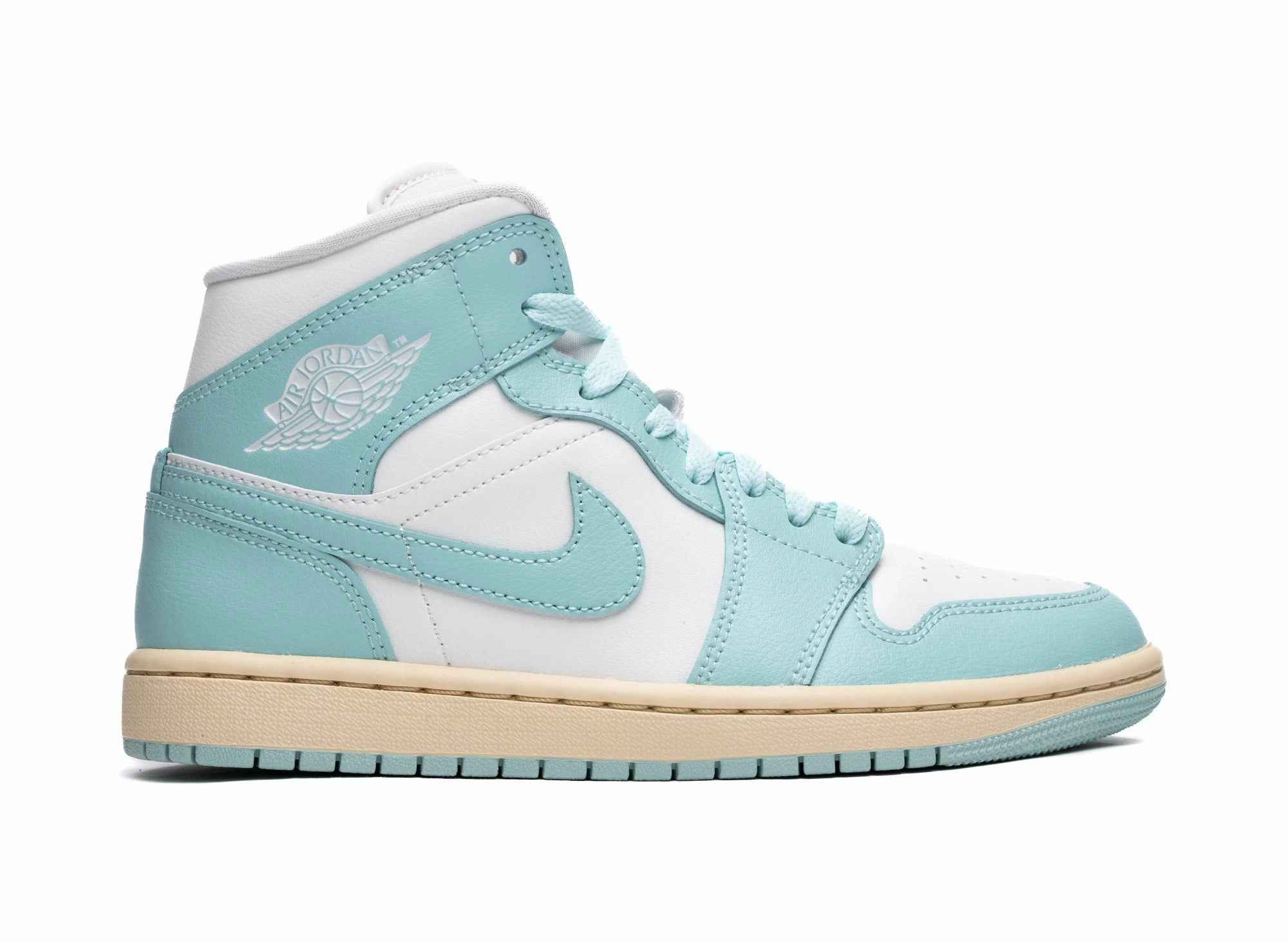 Women's Air Jordan 1 Mid Leaf Walk Calm Grey