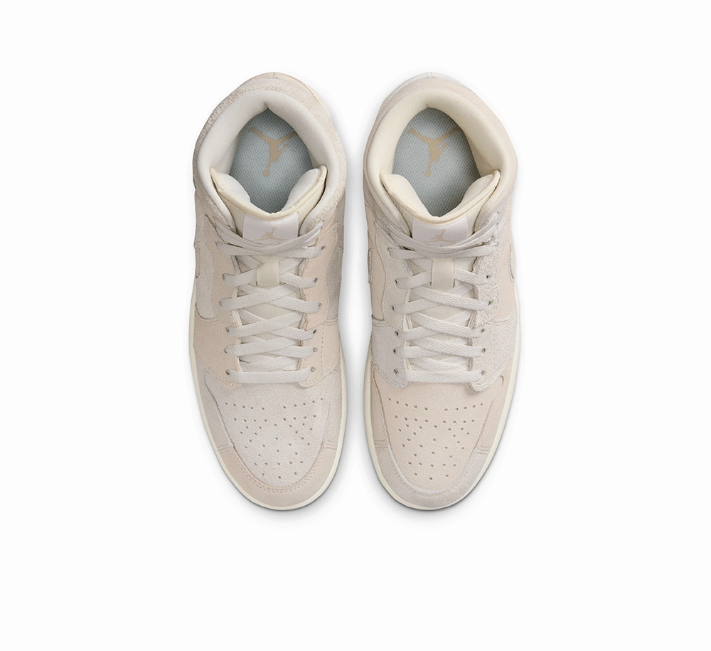 AIR JORDAN 1 MID SE CRAFT Stylish Motion Lace Option
