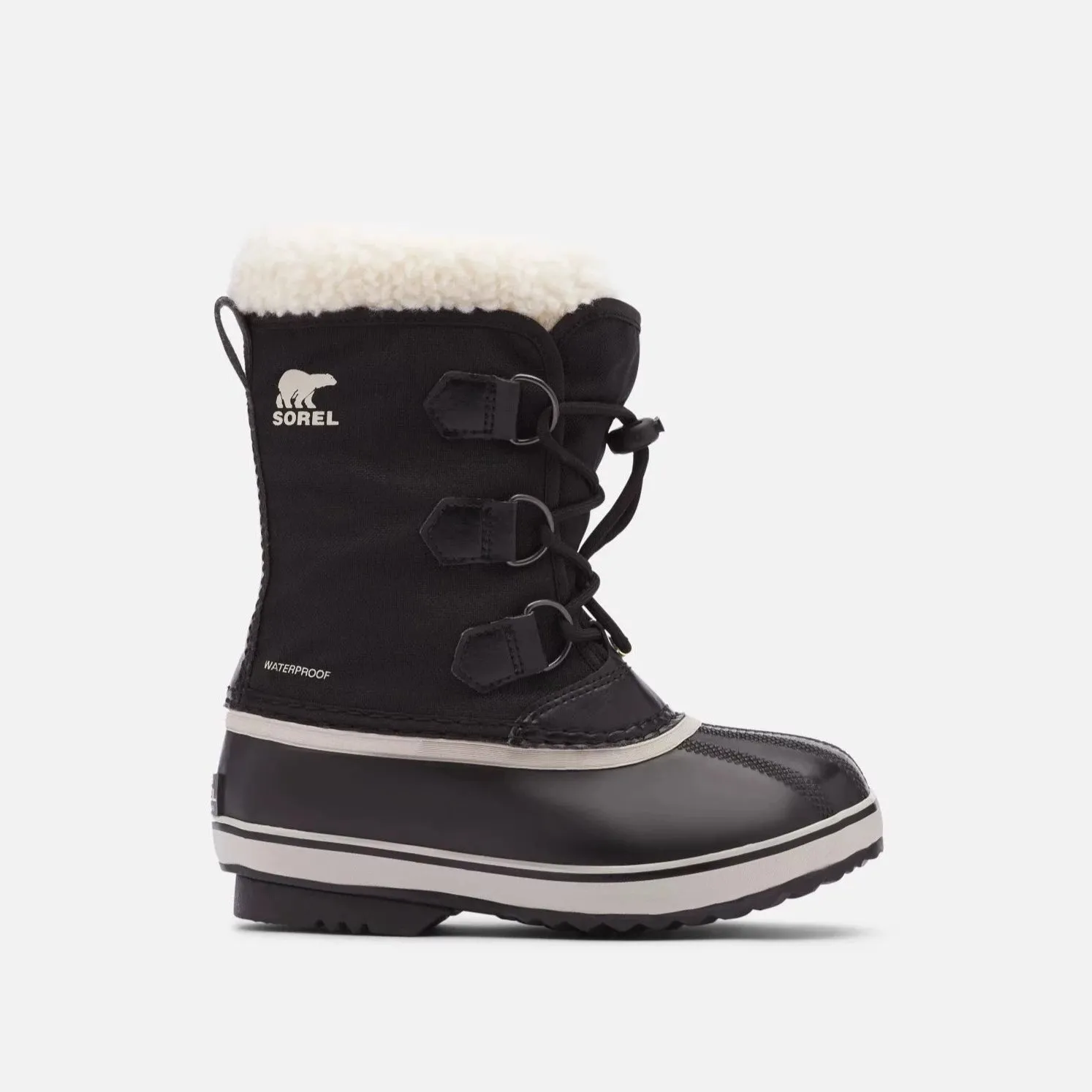 Feather Light Active Nomad Sorel Black Nylon Yoot Pac Youth Boot