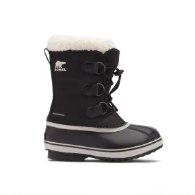 Sorel Black Nylon Yoot Pac Youth Boot Deep Black