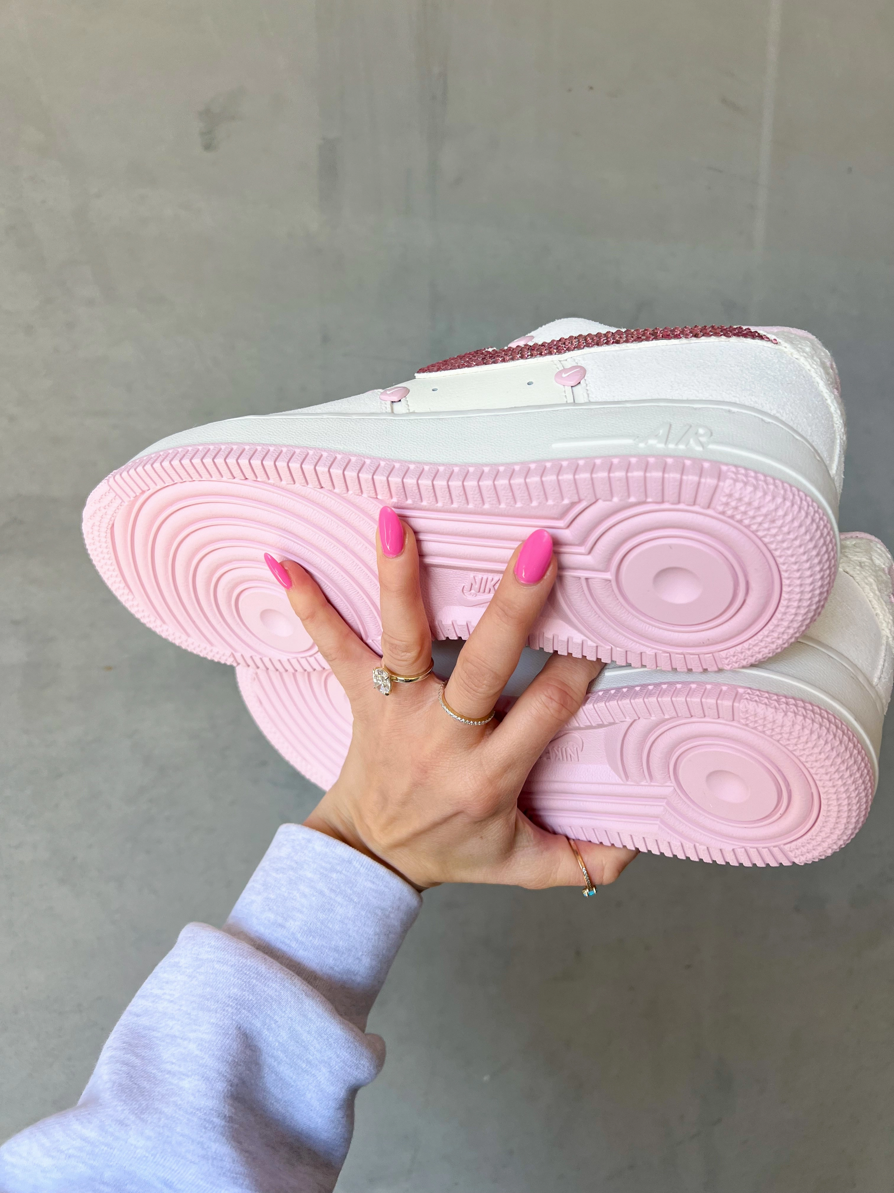 Special Edition?? Swarovski Womens Nike Air Force 1 Tunnel Step Mark Hike