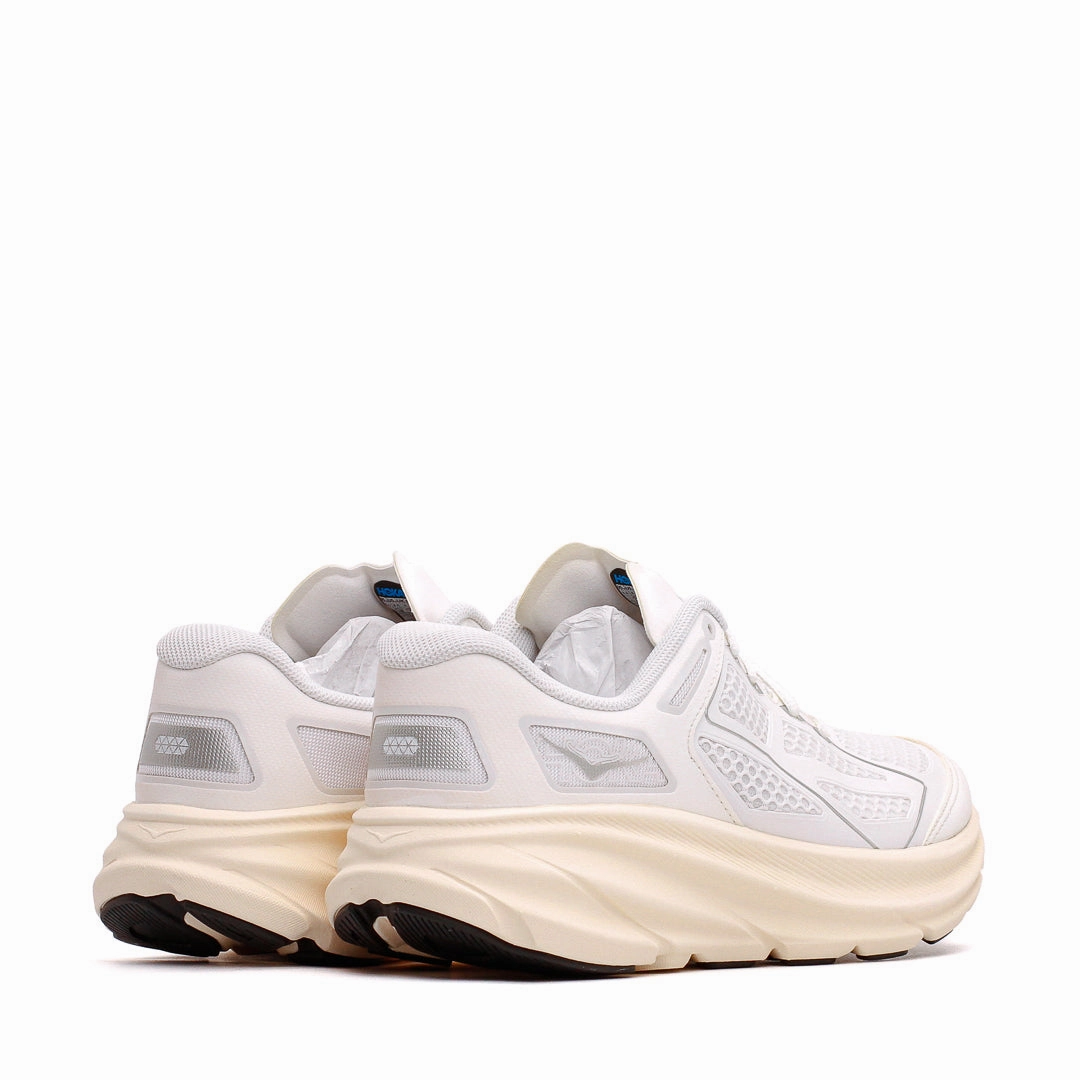 Midfoot Stability off - road running shoe capability Hoka One One Unisex Clifton One9 Frost Cosmic Grey 1155370-FCG