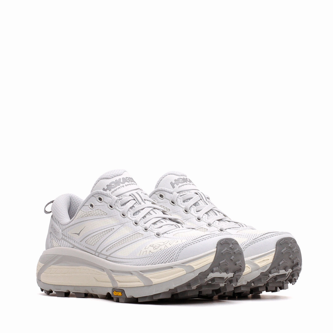 arch - shaped insoles Hoka One One Unisex Mafate Speed 2 Cosmic Grey Alabaster 1126851-CYLB