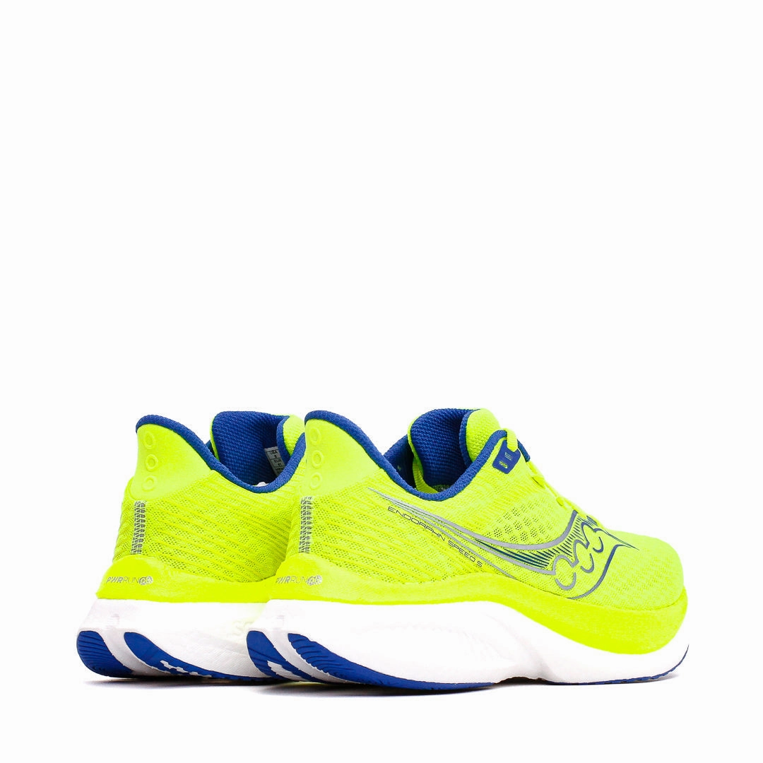 Seamless Upper 5K runs Saucony Men Endorphin Speed 5 Citron Lapis S21007-285