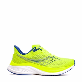 running in morning Winter running protection Saucony Men Endorphin Speed 5 Citron Lapis S21007-285