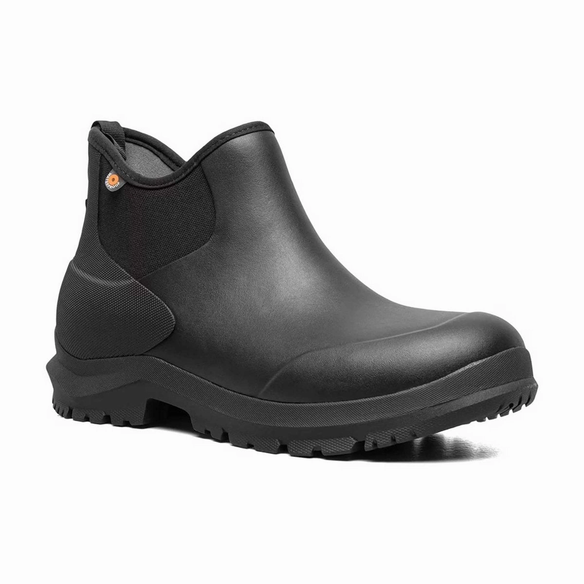 Bogs Men's Sauvie Chelsea II Boot Black Waterproof sole Heat-resistant
