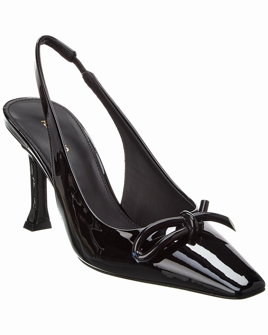 Ferragamo Arlene Bow Patent Slingback Pump Timeless Classic Shopping Day