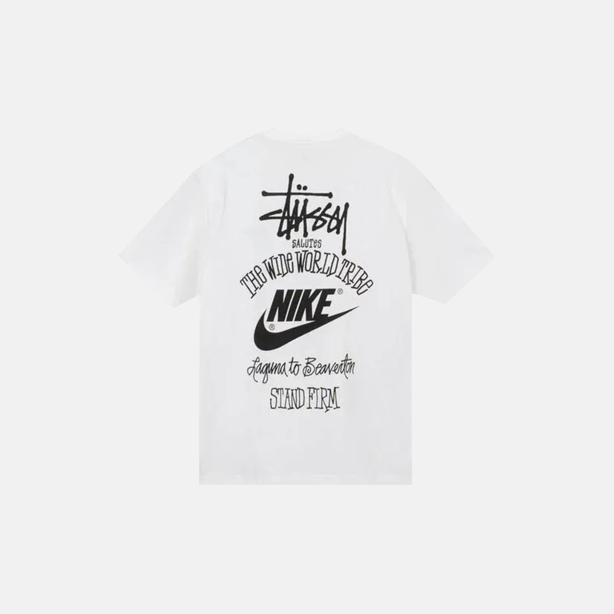 Hill Climb Nike x Stussy The Wide World Tribe T-Shirt White