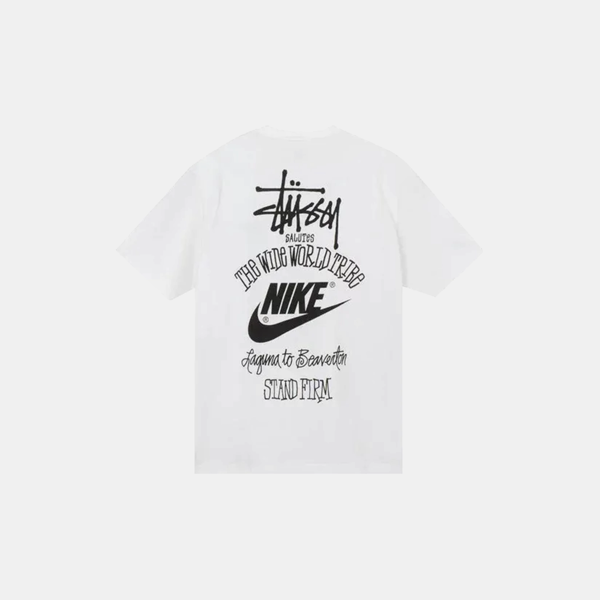 Nike x Stussy The Wide World Tribe T-Shirt White Ultra Hike
