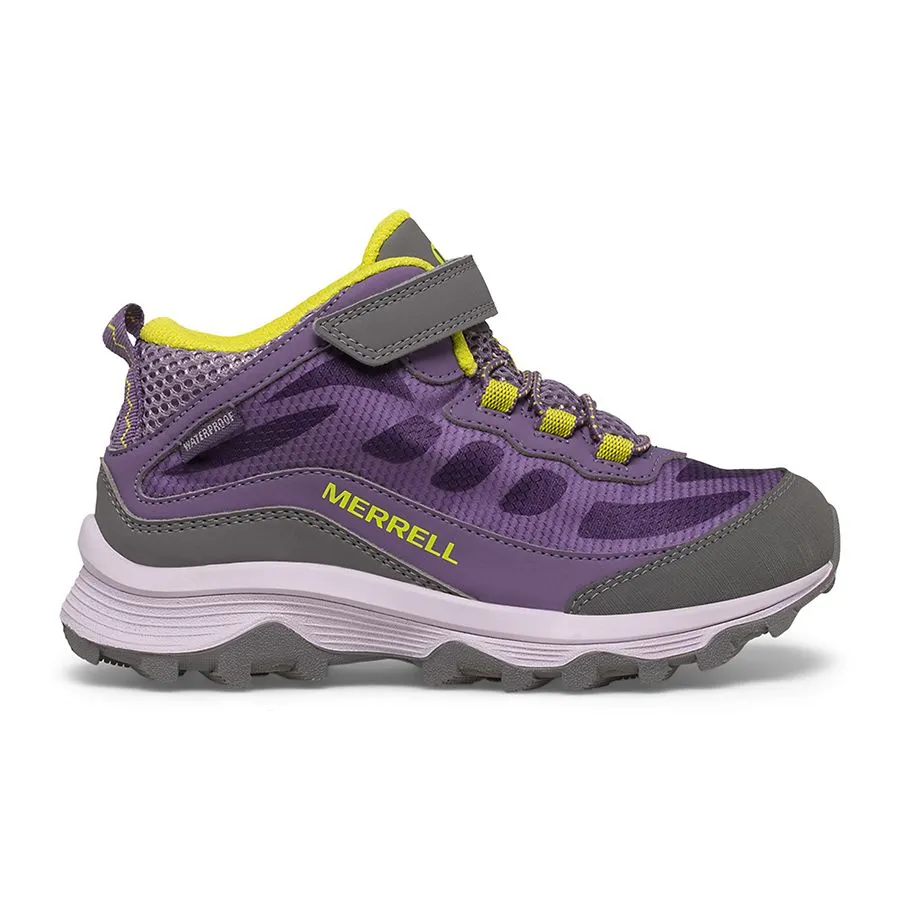 Torsional Rigidity Frame Merrell Grape Cadet Moab Speed A/C Youth Waterproof Shoe