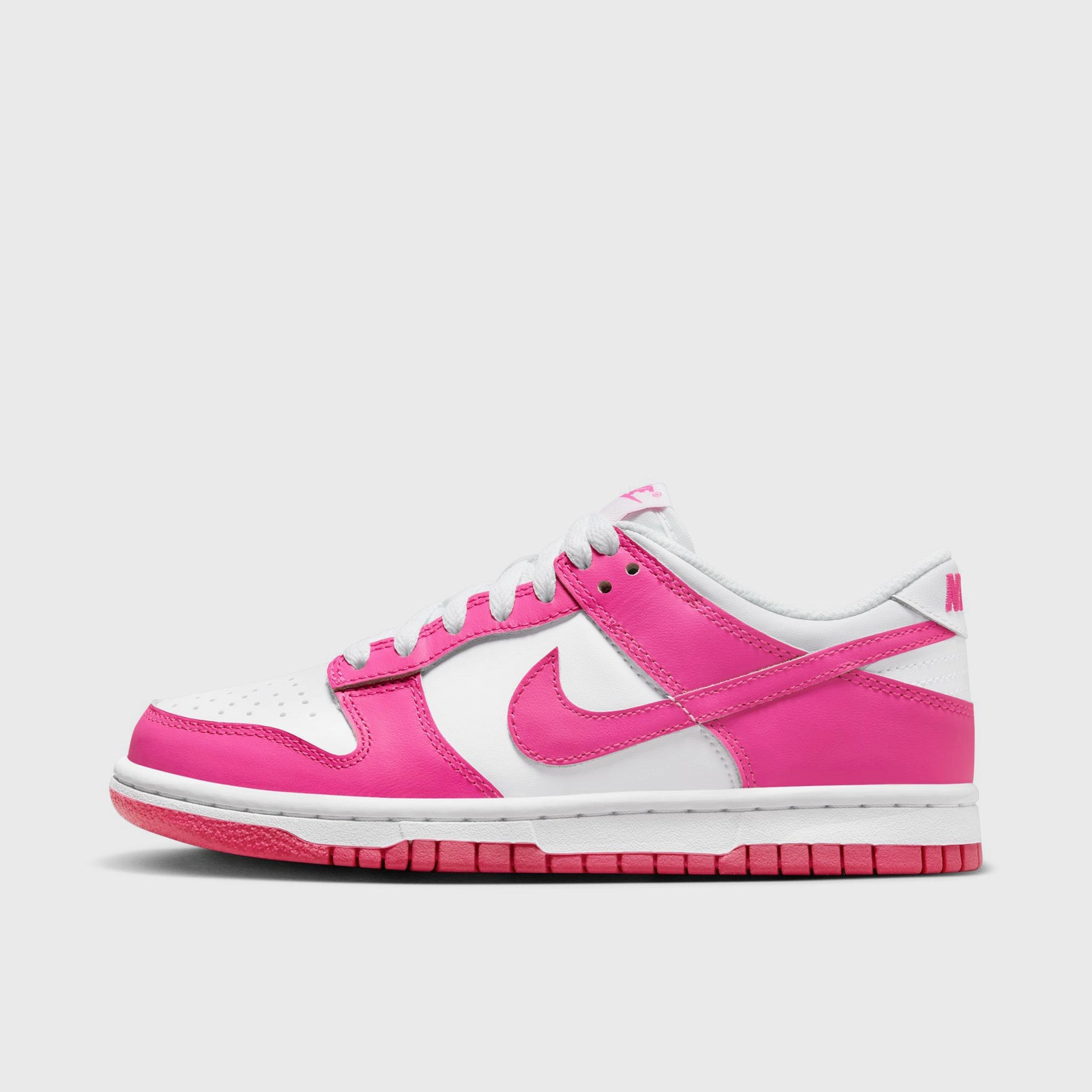 Multi   Purpose Agility Response Nike Dunk Low GS White / Laser Fuchsia