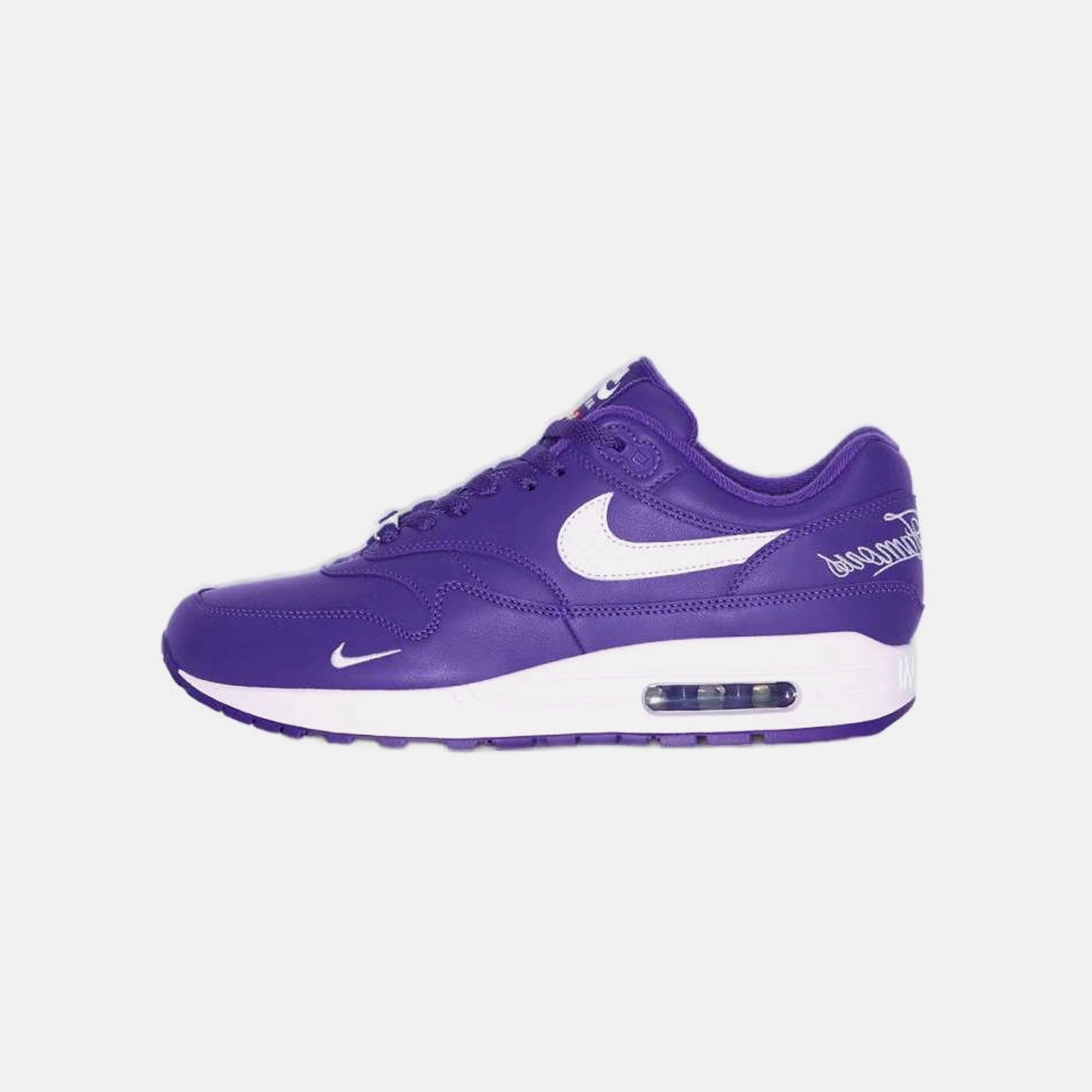 Unisex style Comfy Interior Supreme x Nike Air Max 1 "Varsity Purple"