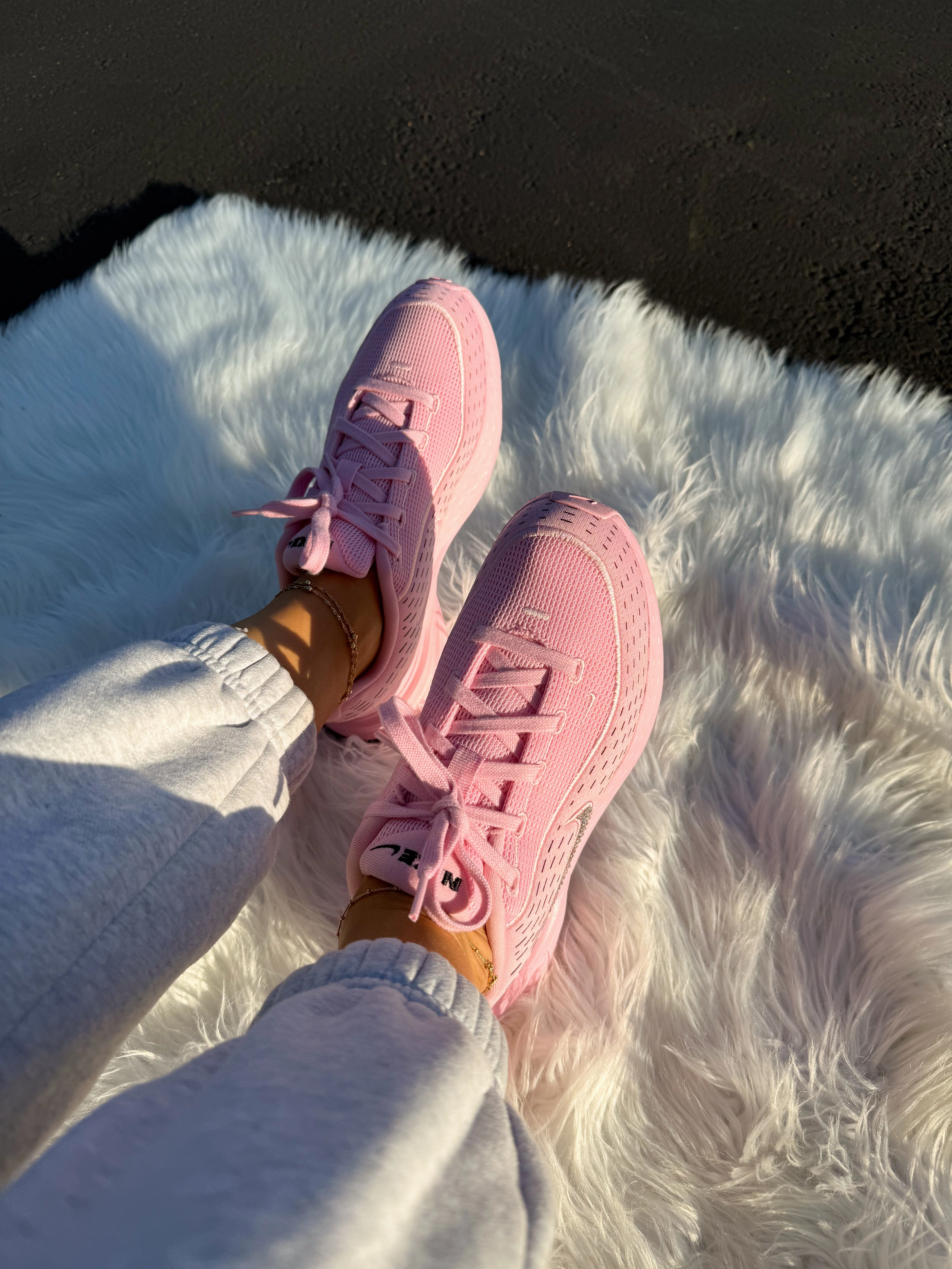 Pet Walk Comfort   cushion Bubblegum Pink Swarovski Womens Girls Nike Shoes