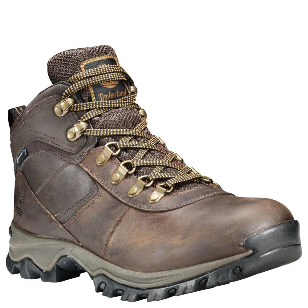 Timberland Men's Earthkeepers Mt. Maddsen Mid  Hiker Brown Waterproof Padded Shaft