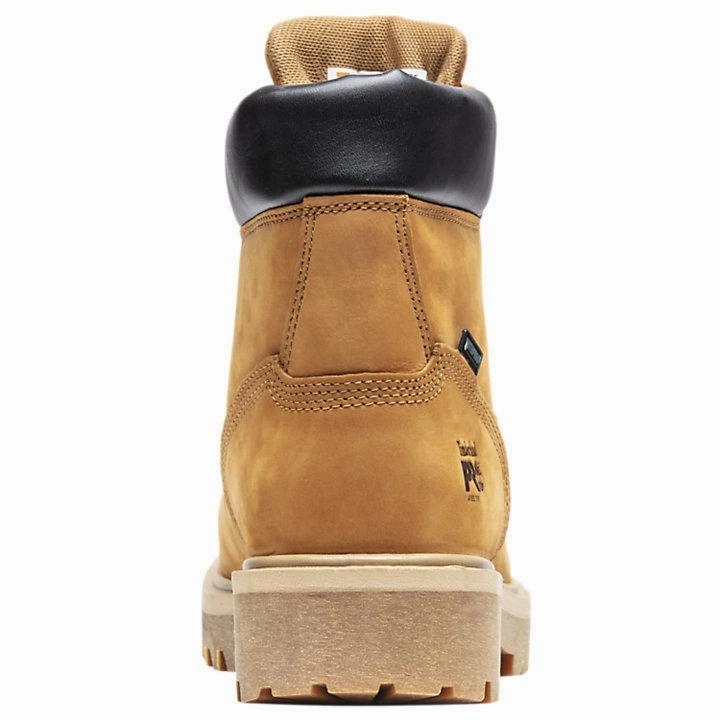 Timberland Men's 65016 PRO Direct Attach 6"  Wheat Steel Toe Waterproof Street Cool Secure And Comfortable