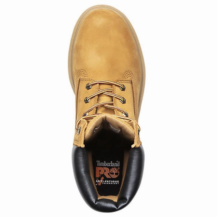 Timberland Men's 65030 PRO Direct Attach 6" Soft Toe Wheat Waterproof Minimal Profile