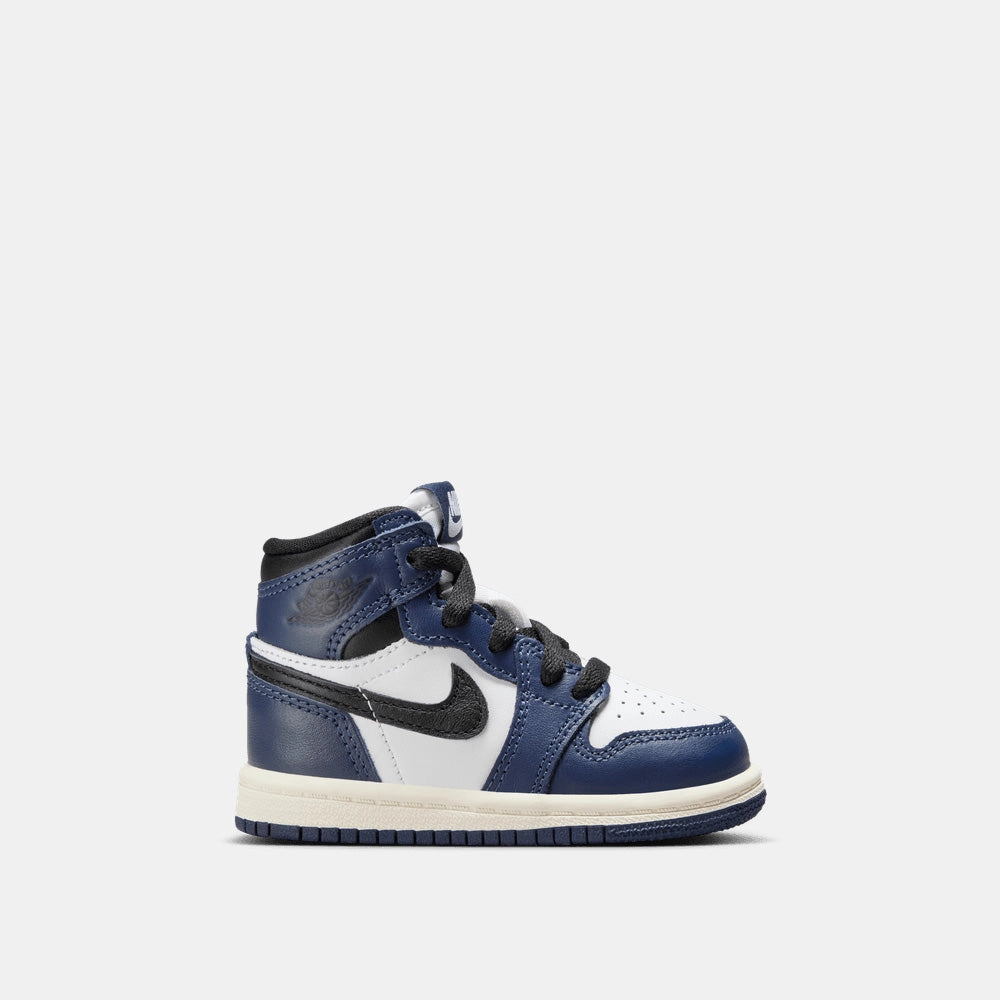 Customizable Fit Mechanism Toddler Jordan 1 Retro High OG "Midnight Navy"