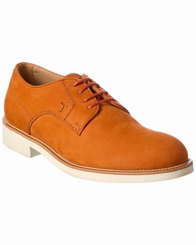 TODs Suede Derby Smooth Form Comfort Seeker