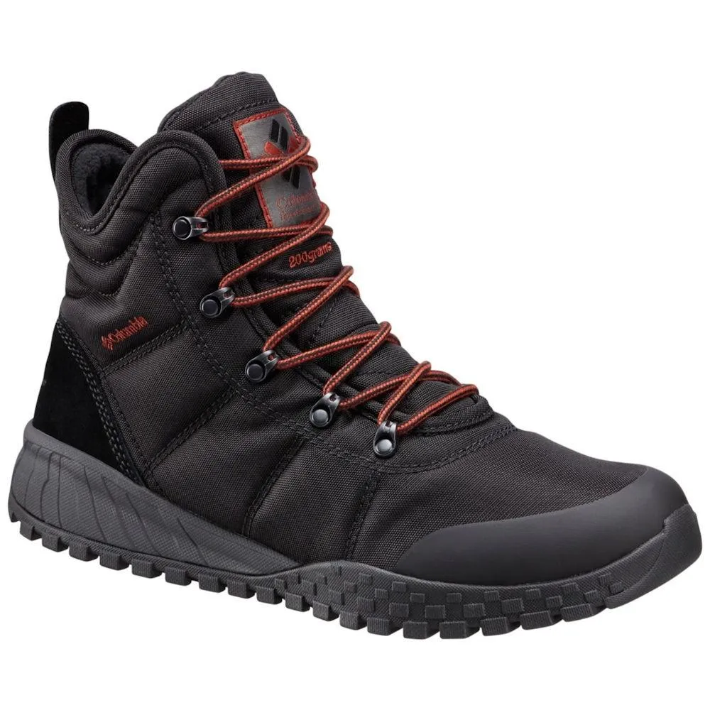 Columbia Men's Fairbanks Omni-Heat Boot Black Waterproof Thermal Insulation