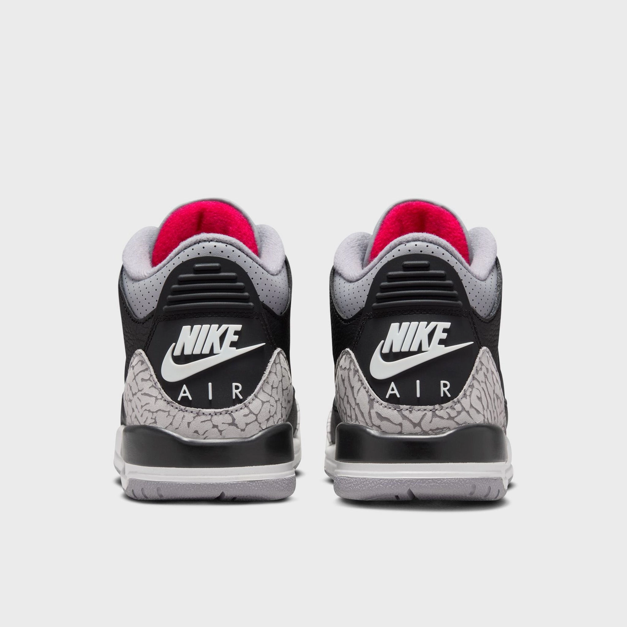 Arch support ToeProtection Jordan 3 Retro GS Black / Fire Red - Cement Grey