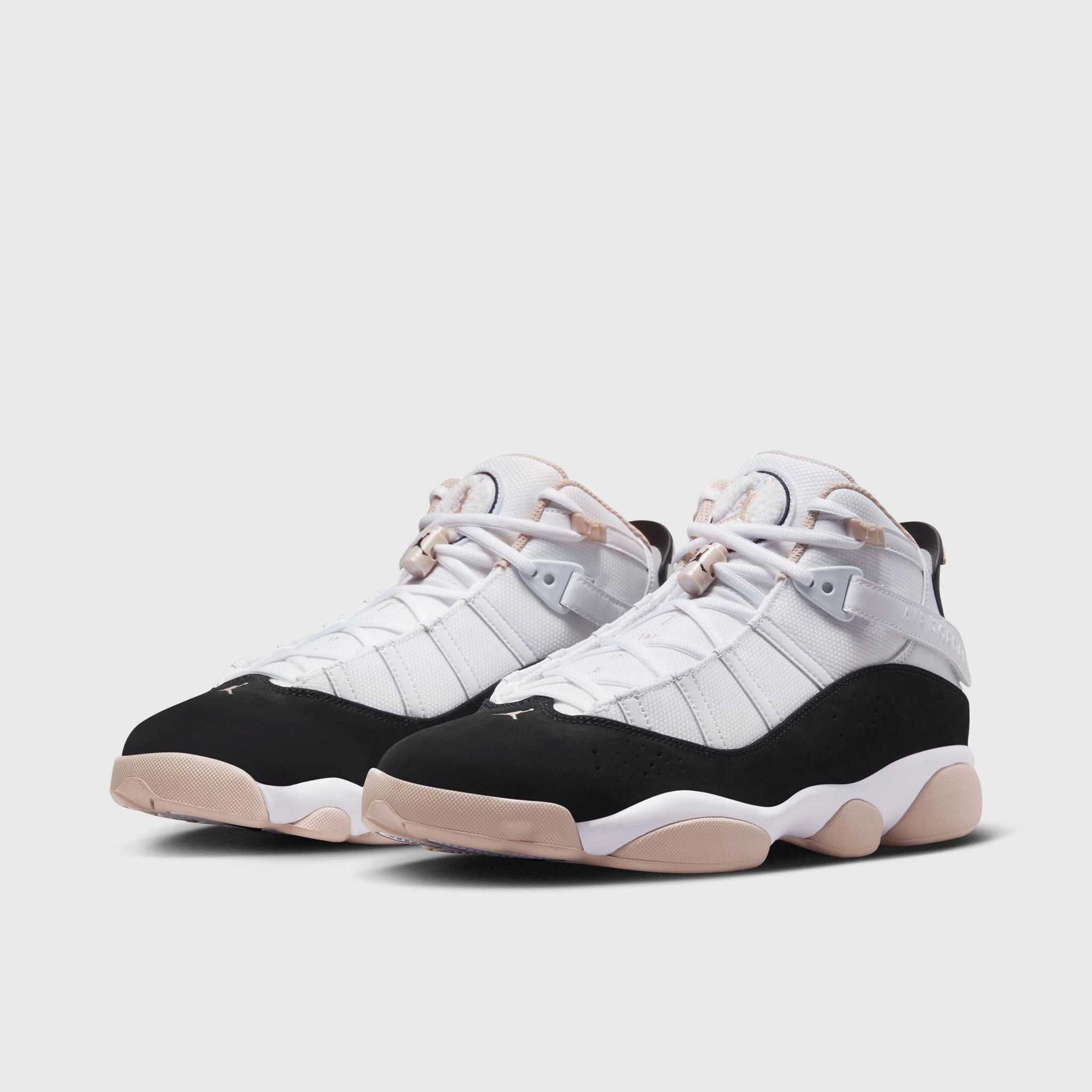 Seamless Internal Sock Thermobonded Reinforcement Jordan 6 Rings White / Black - Fossil Stone