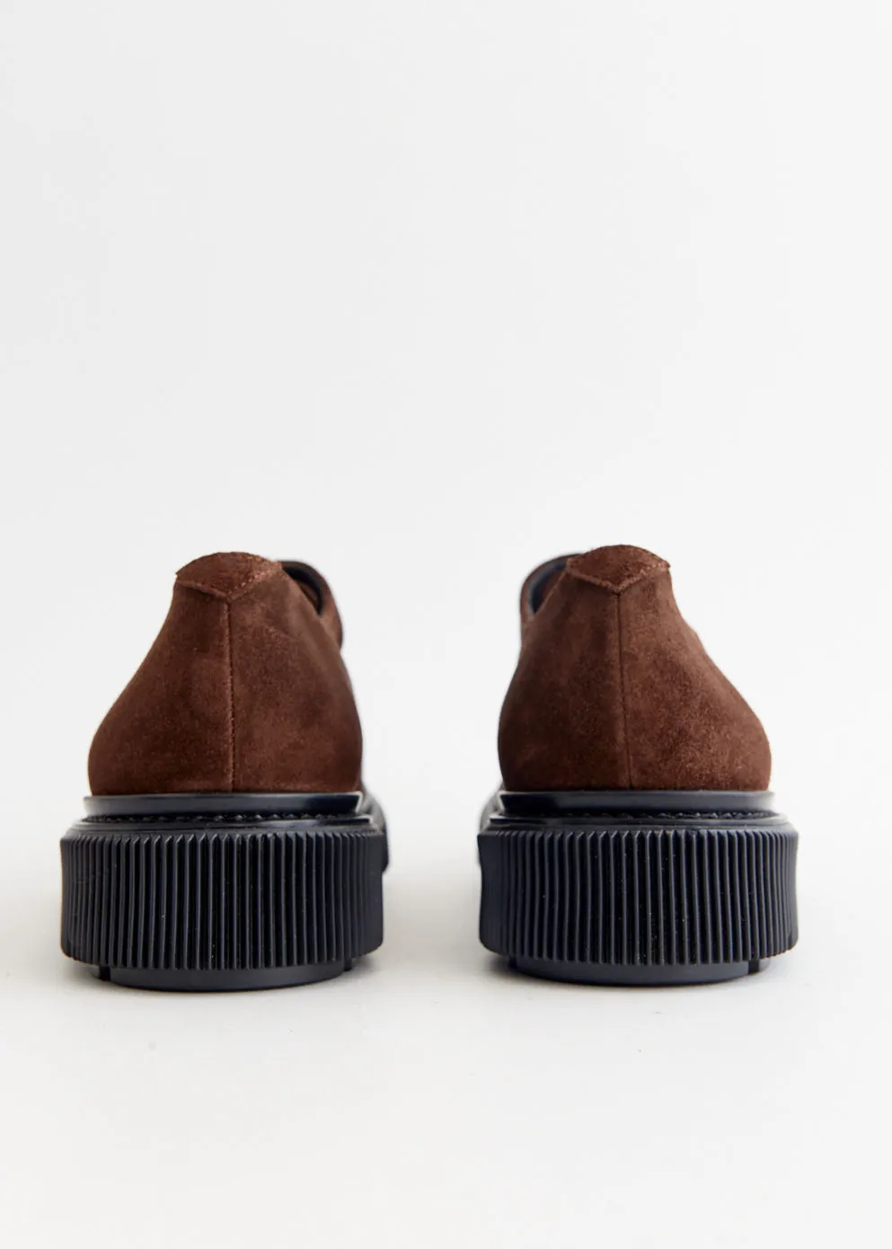 Type 124 Suede Derbies Endless Shade Client Meet