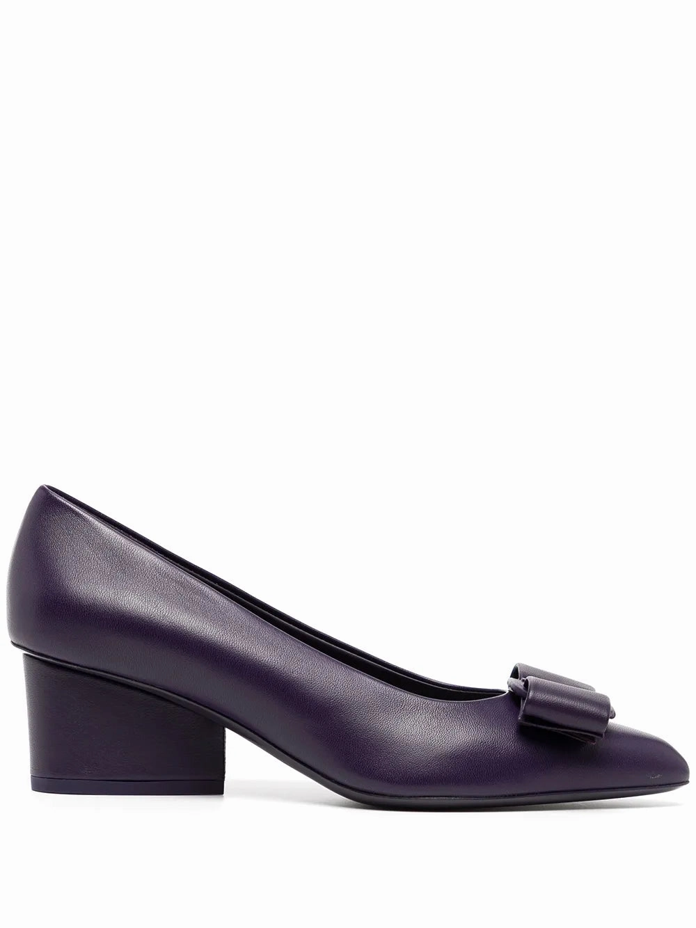 Ferragamo Viva 55 Pumps Black Spark Classic Edge