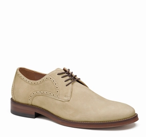 Textured Finish Team Meeting Refined Style Workday Essential Johnston & Murphy Men's Sutton Plain Toe Lace Up Oxford Shoe