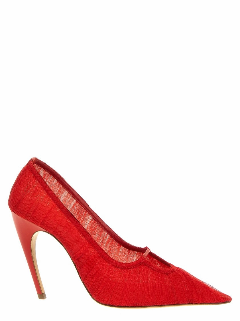 Tulle Pumps Sculpted Heel Classic Glow