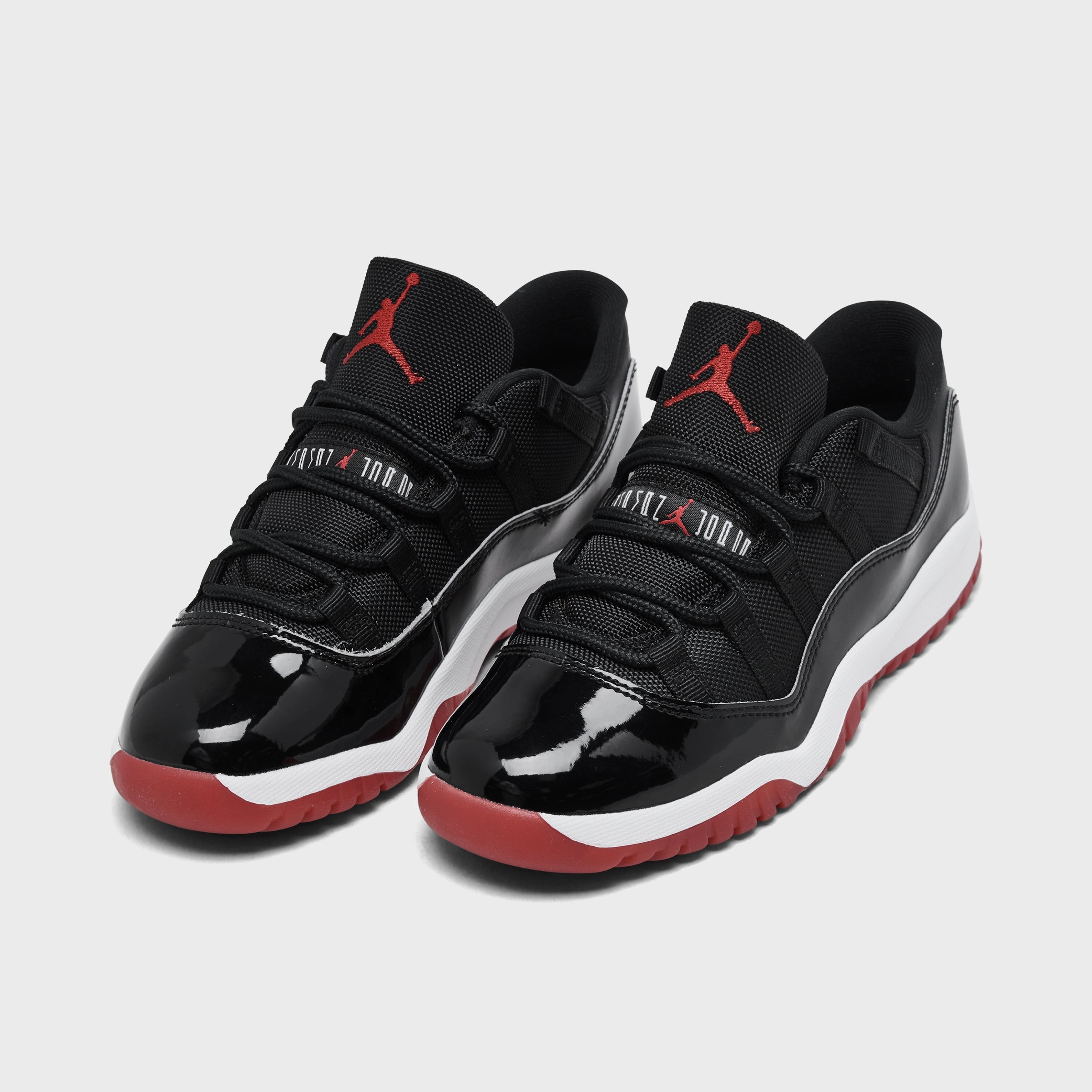 Jordan 11 Retro Low PS Black / Varsity Red - White Ventilated Sides Cooling Airflow System
