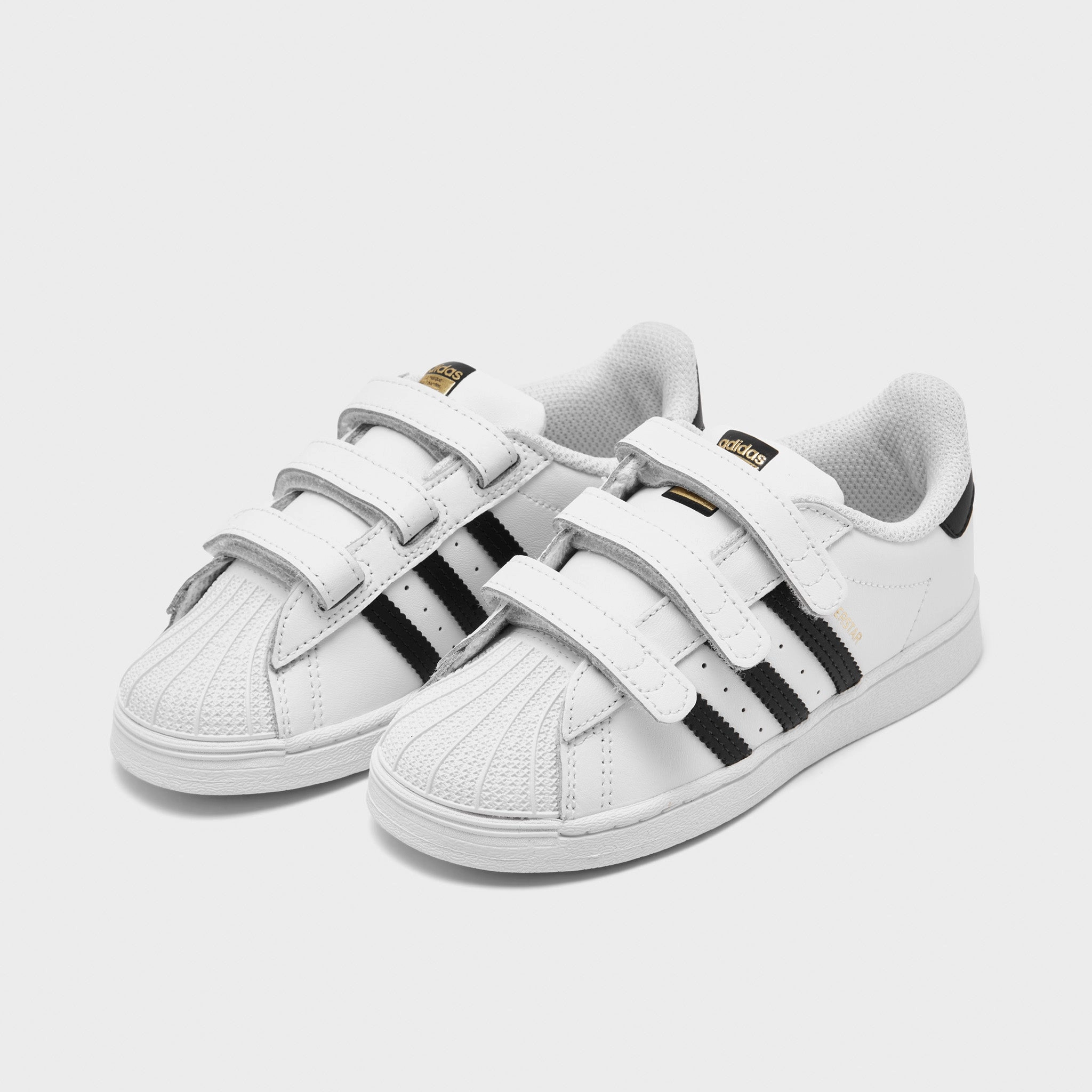 adidas Originals Infants' Superstar Cloud White / Core Black - Cloud White Lateral Support System