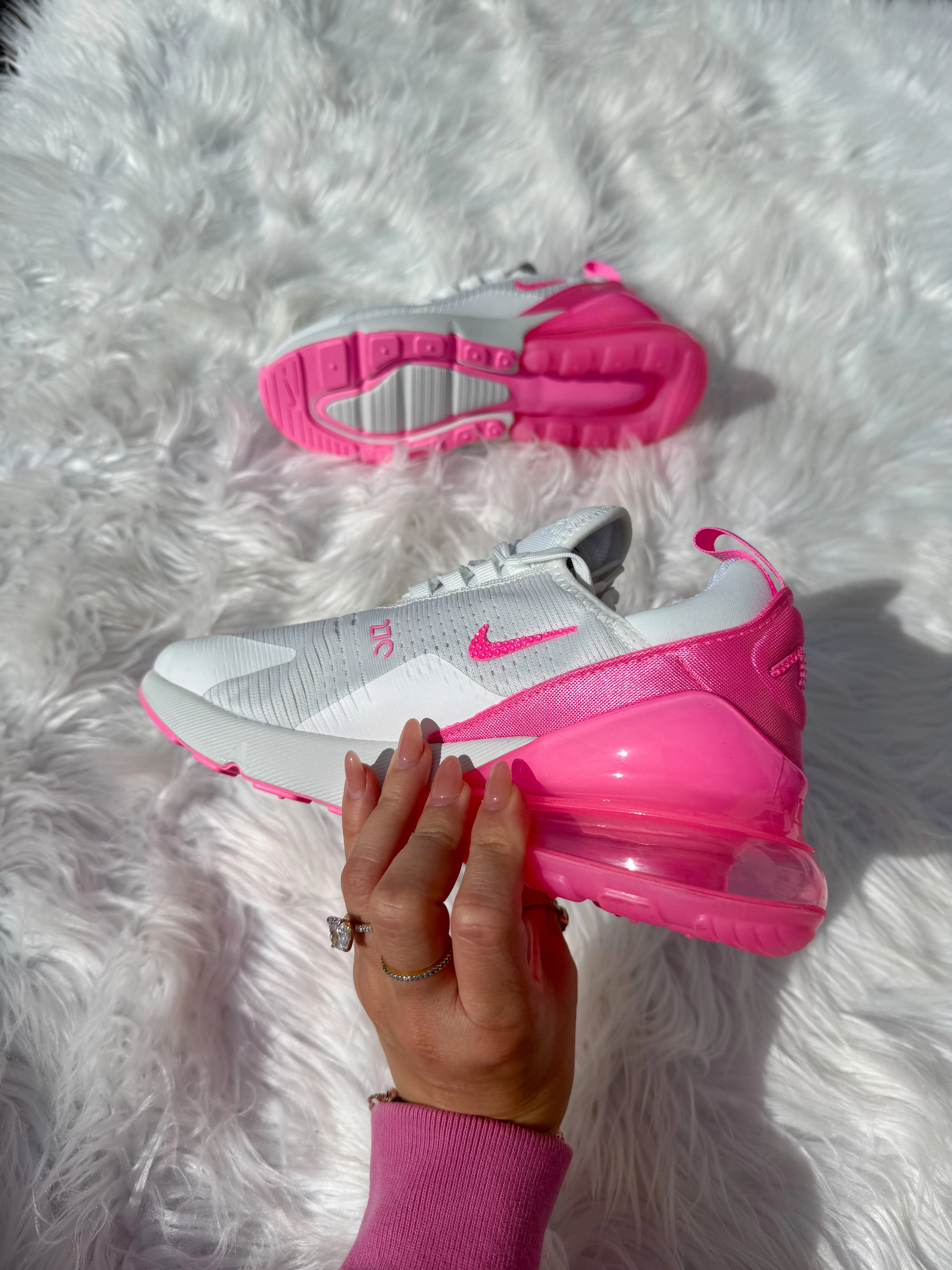 Outfit Friendly Sustainable Choice Bubblegum Hot Pink Swarovski Women's Nike Shoes Air Max 270