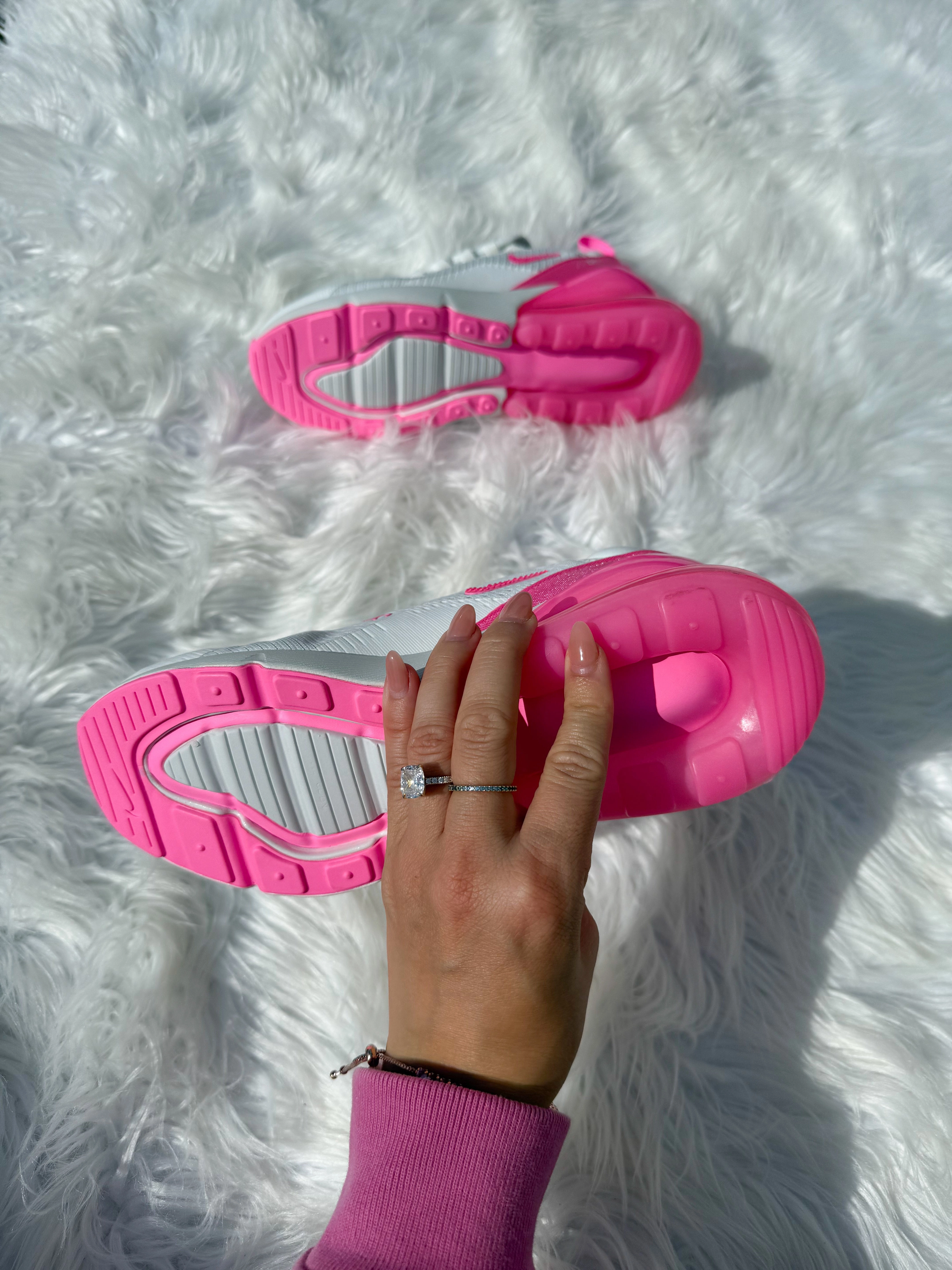 Wear Daily Bubblegum Hot Pink Swarovski Women's Nike Shoes Air Max 270