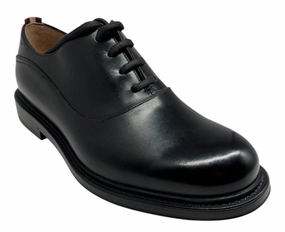 Bally Nilder 6239817 Black Calf Leather Oxford Shoes Timeless Work Lace-ups