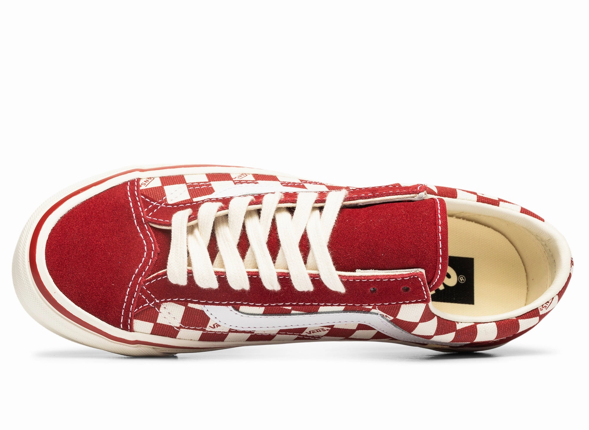 Unisex Vans Old Skool 36 BMX in Red Plan Hike