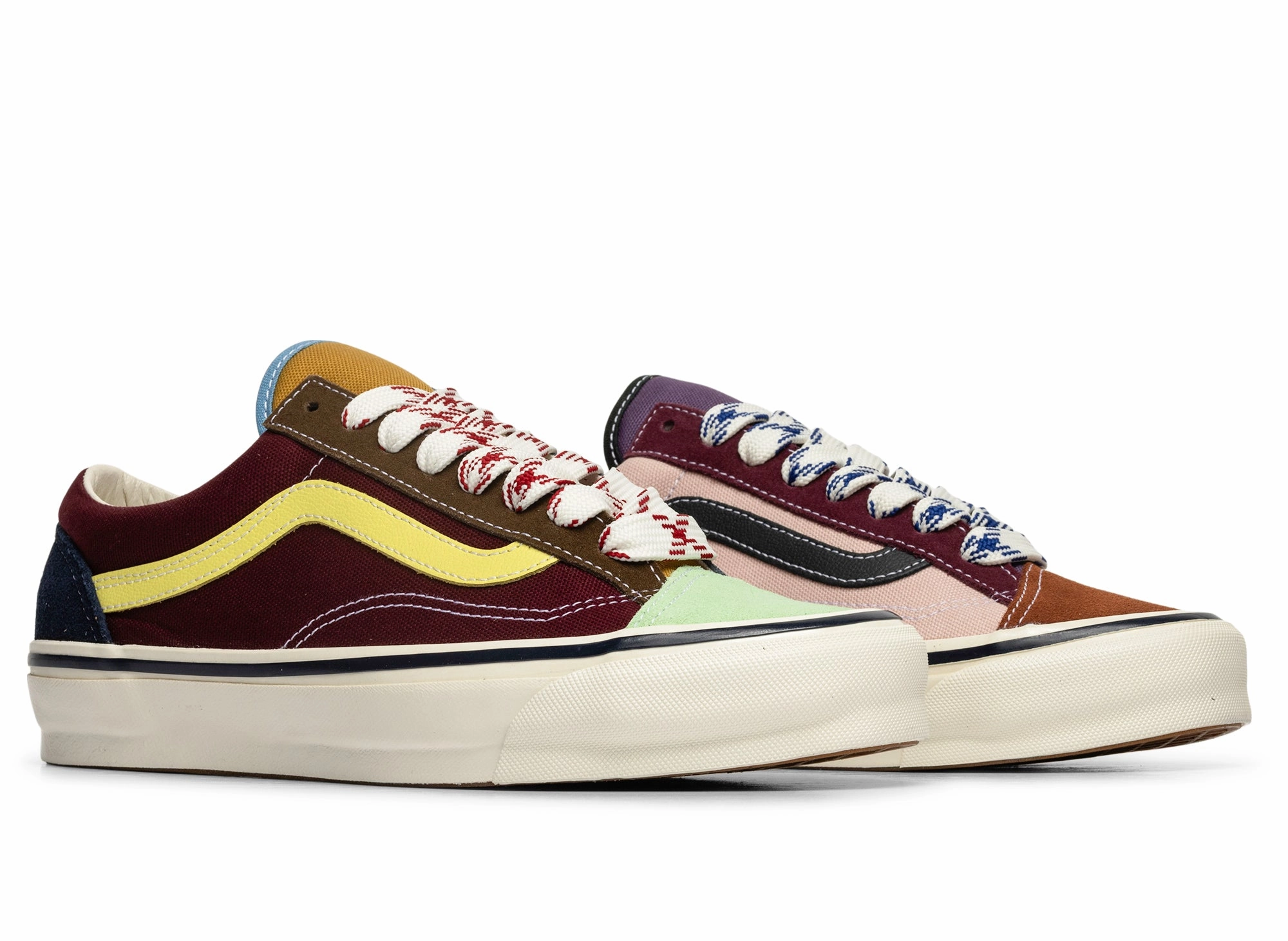 Synthetic Upper Calm Tone Unisex Vans Old Skool 36 Color Block