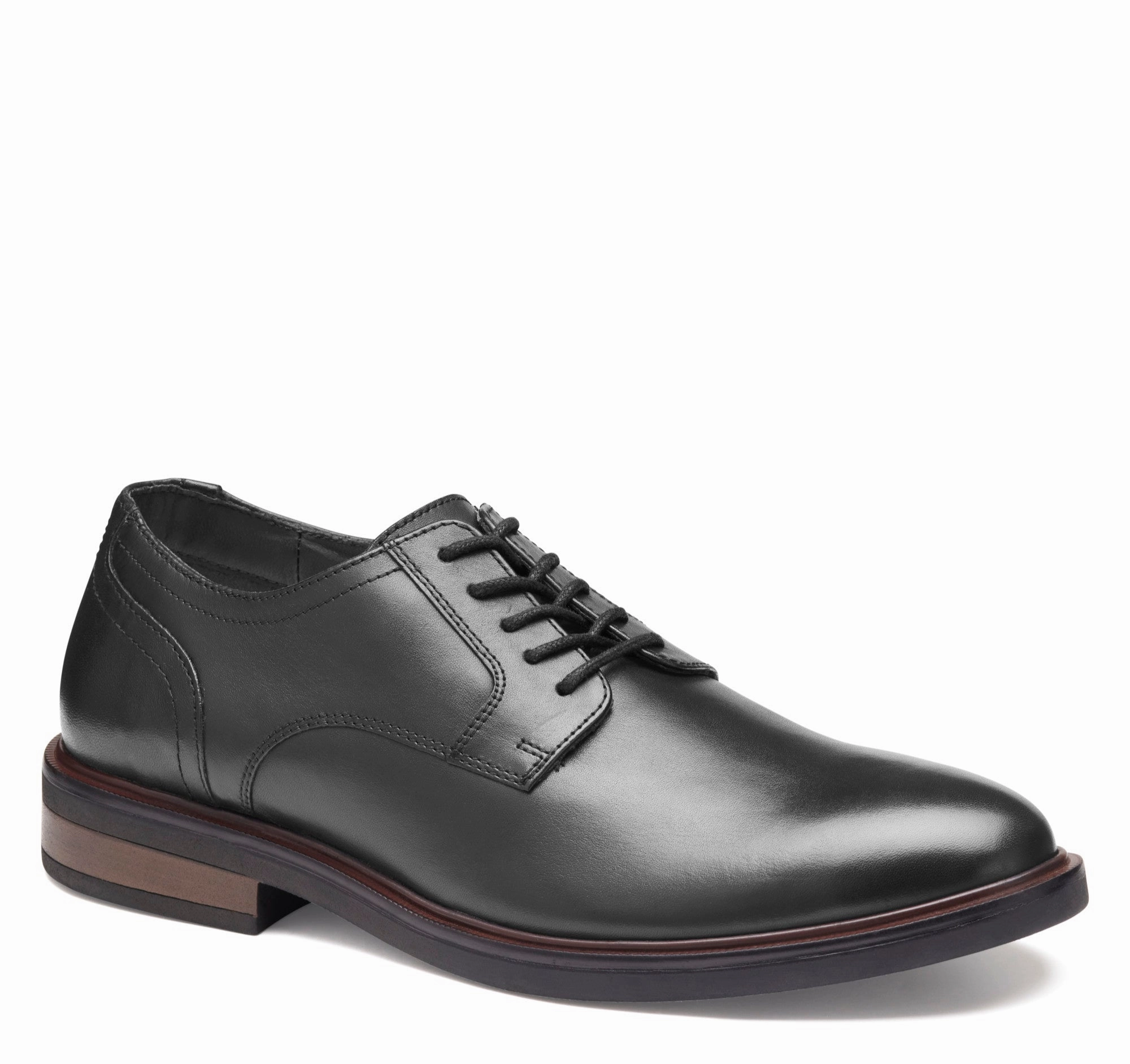 Balanced Structure Minimalist Dresser Professional Leather Lace-ups Johnston & Murphy Langston Plain Toe Dress Shoe