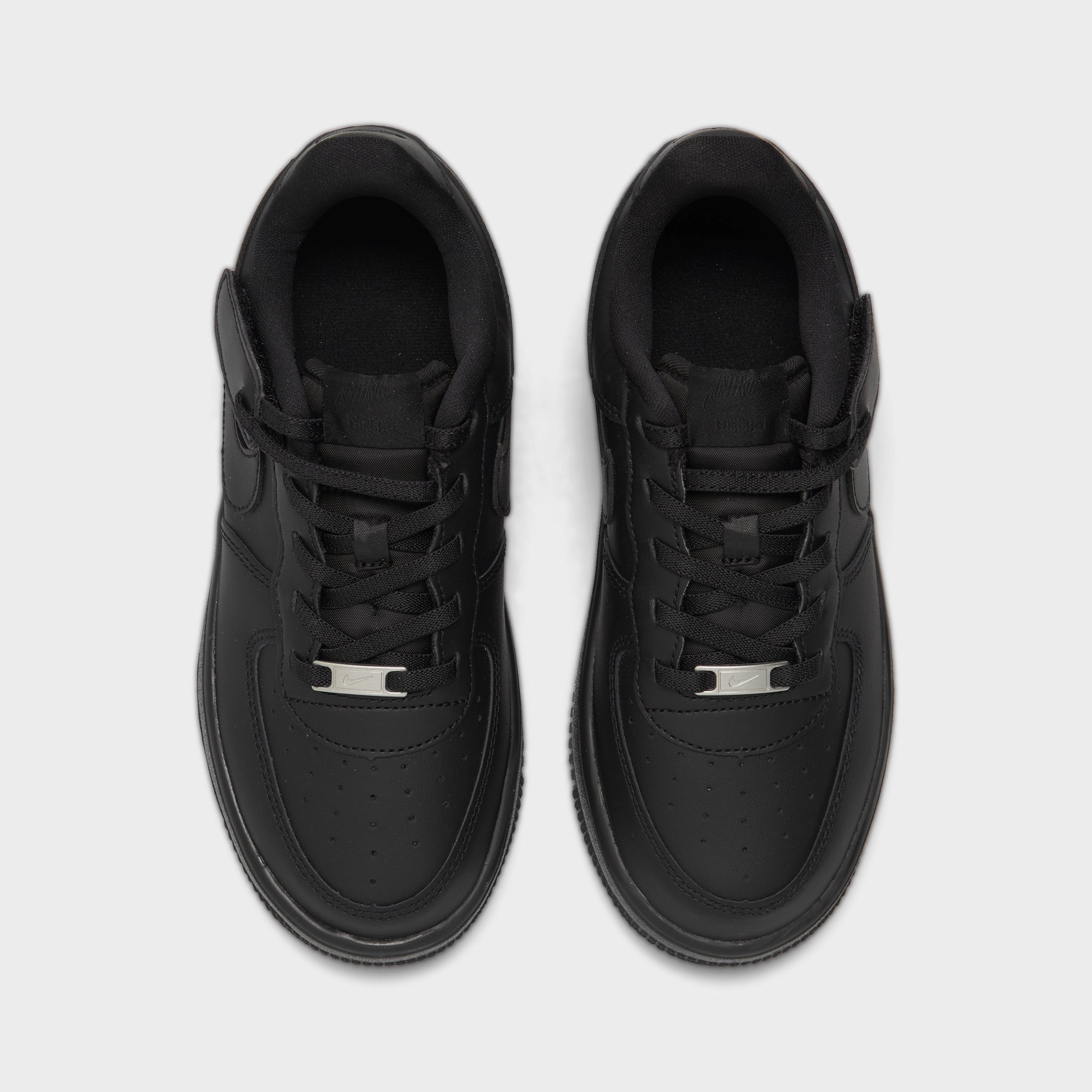 Nike Air Force 1 Low EasyOn PS Black / Black Thermobonded Reinforcement