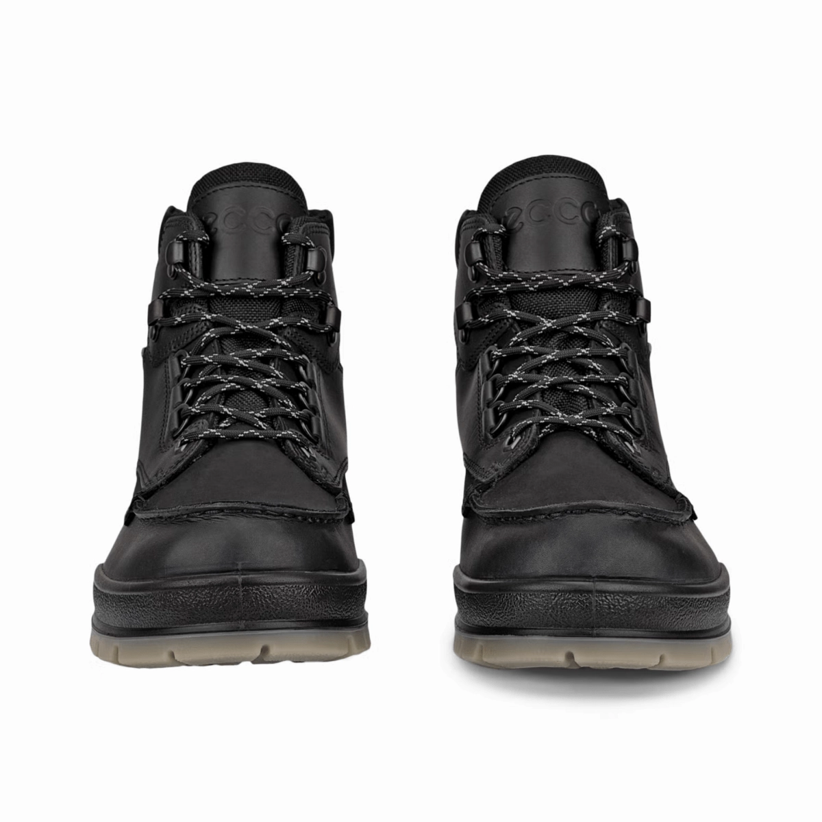 Ecco Men's Track 25 Mid Black Gore-Tex Versatile Footwear Elastic Ankle