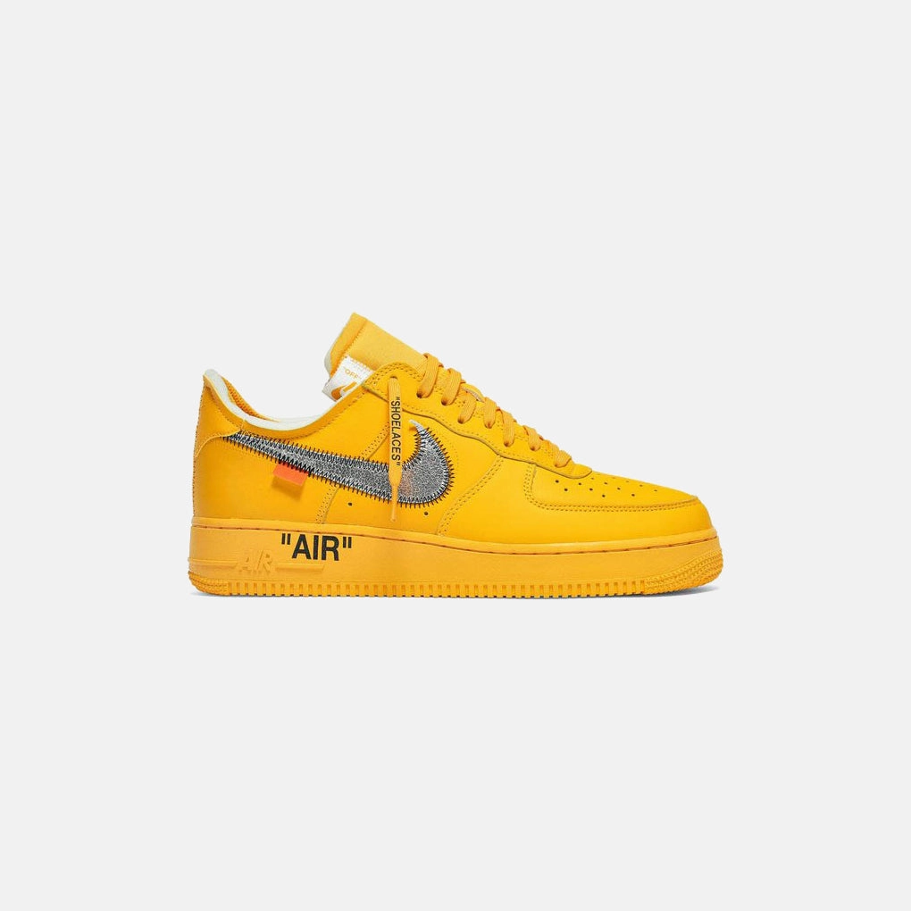 Nike Air Force 1 Low Off White Ica University Gold Grip Power