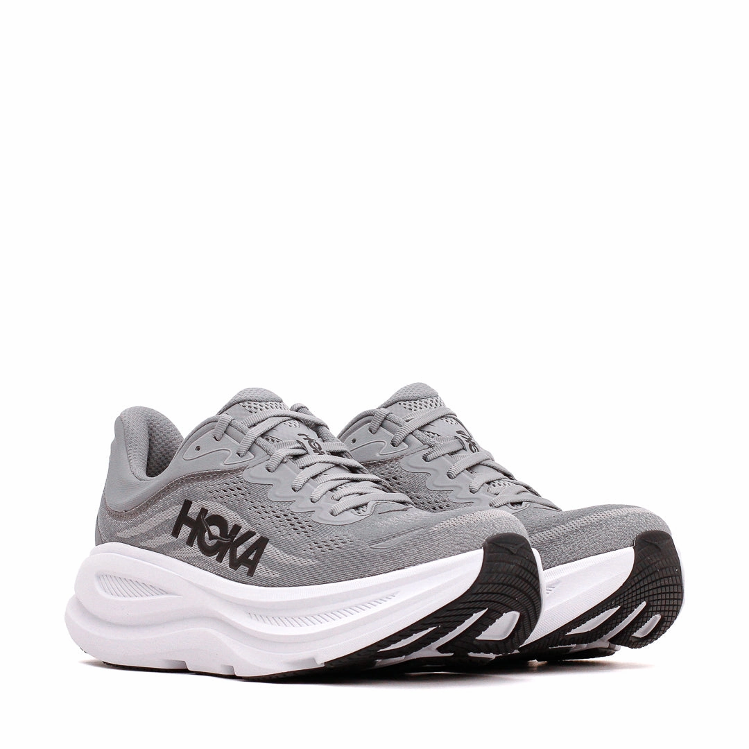 Hoka One One Men Bondi 9 Galactic Grey Stellar Grey Core 1162011-GCTC Functional Shoes Long-distance running