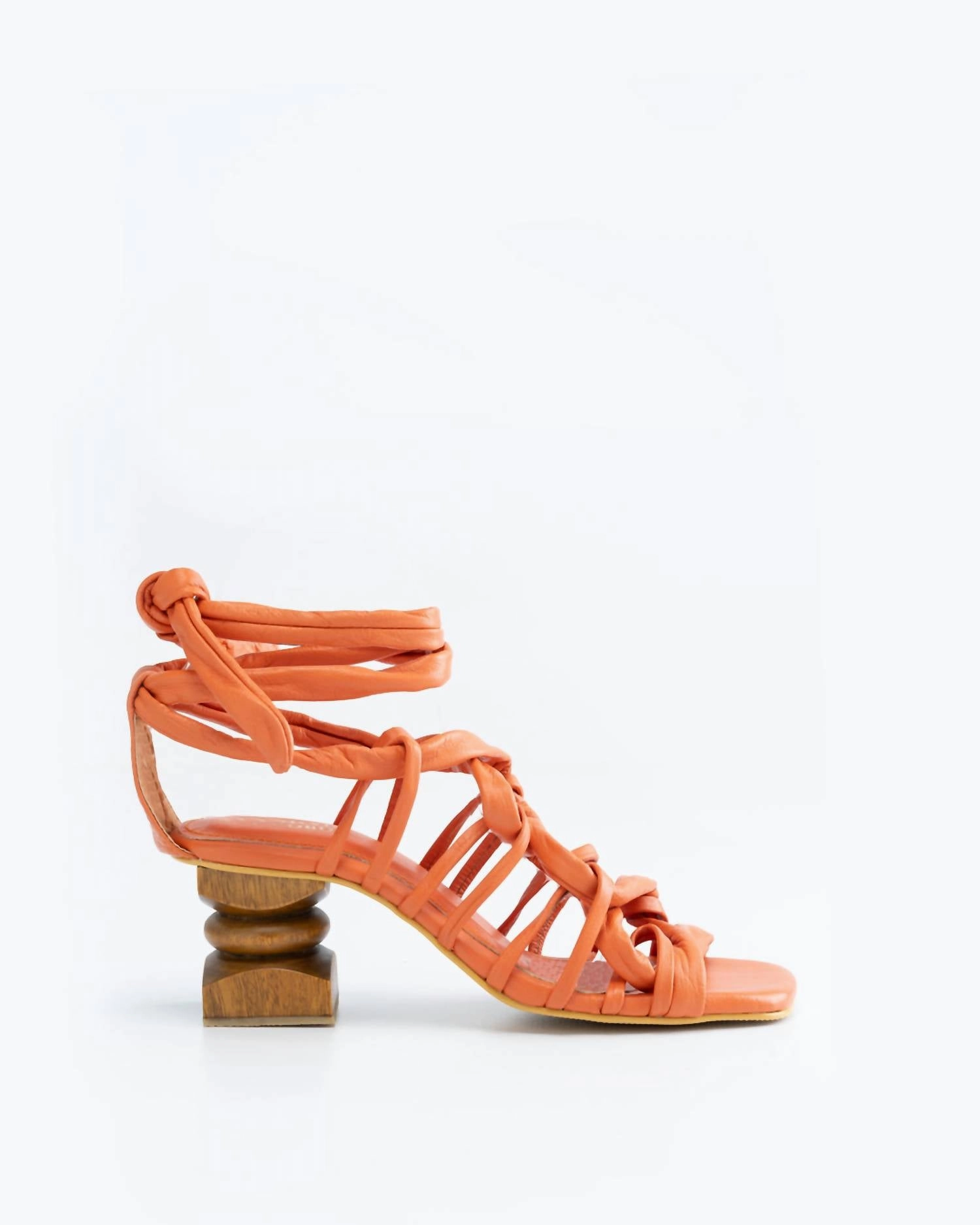 Red Carpet Evening Heels Women Ani Sandals In Orange