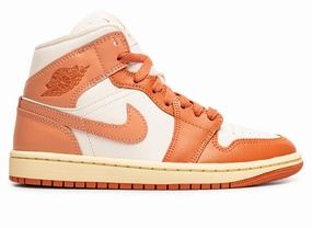 Women's Air Jordan 1 Mid Quick Steps Premium Leather
