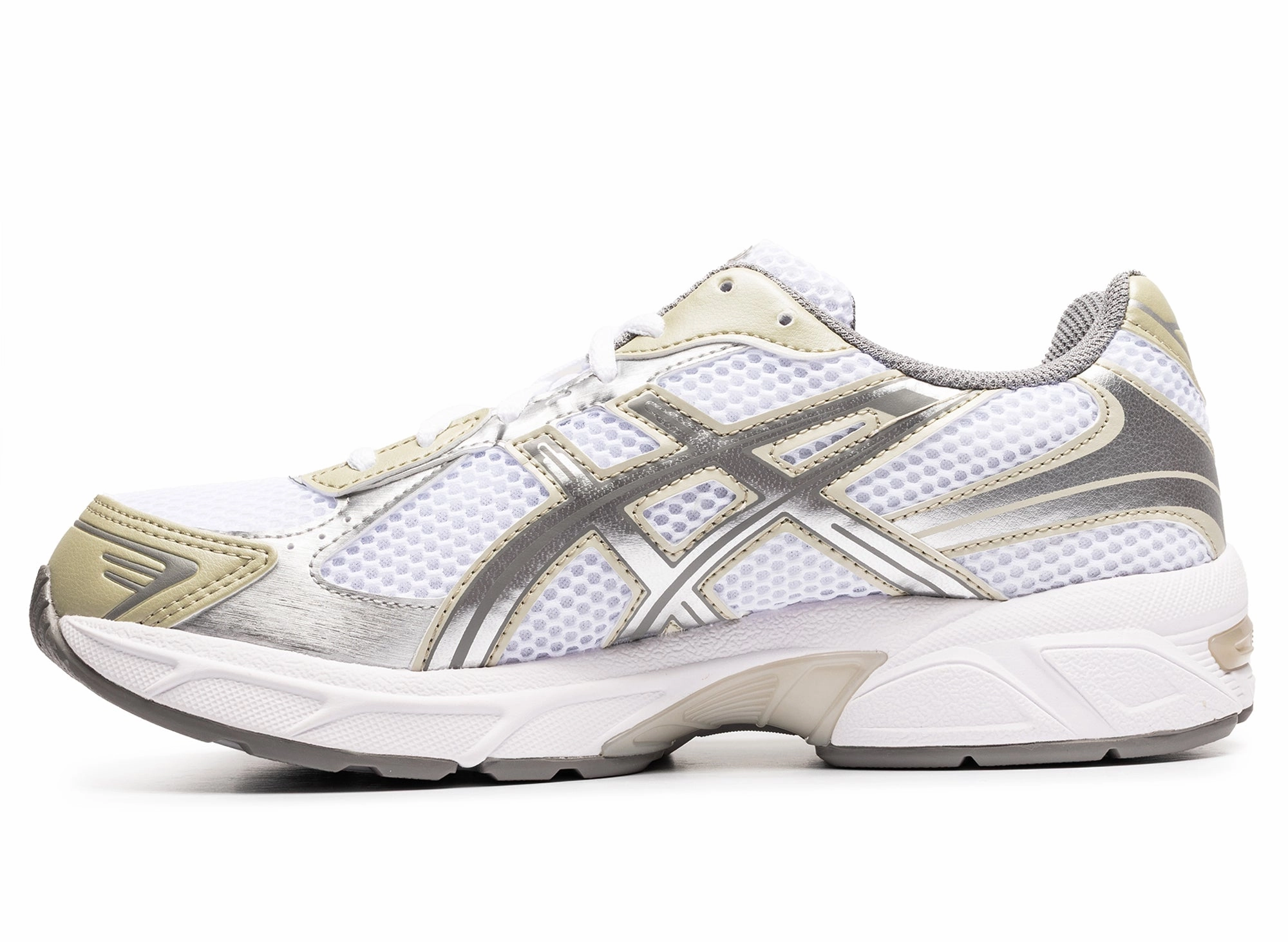 Women's Asics Gel-1130 'White / Dried Leaf Green' Breathable Upper Shoes