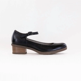 Women's Deena Mary Jane Shoes In Black Tumbled Glamorous Footwear Sexy Silhouette